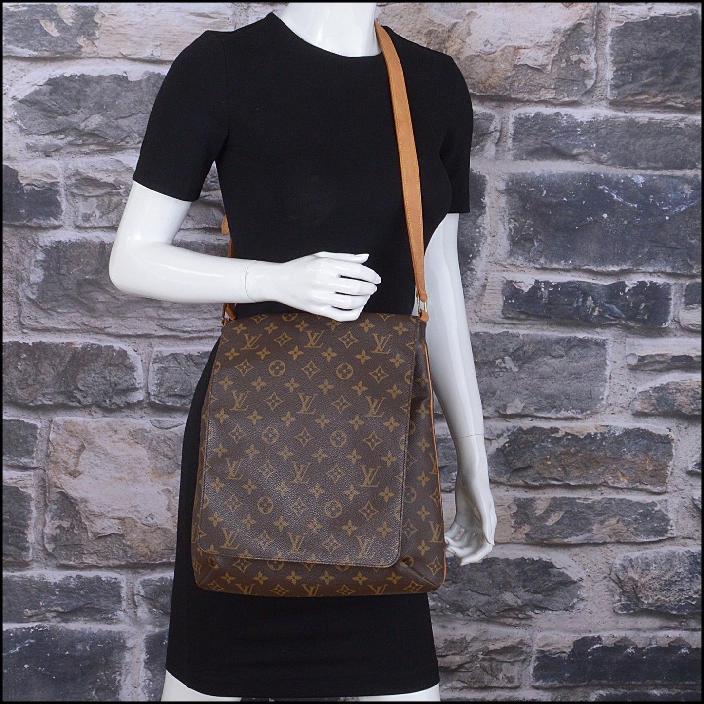 RDC14977 LOUIS VUITTON Monogram Canvas Musette Salsa Shoulder Bag GM