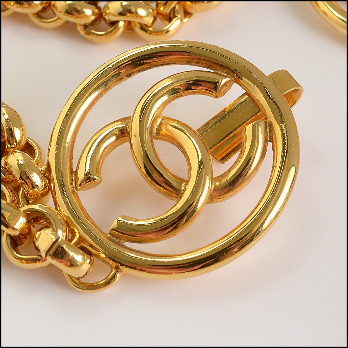 RDC14838 CHANEL Gold CC Chain Belt