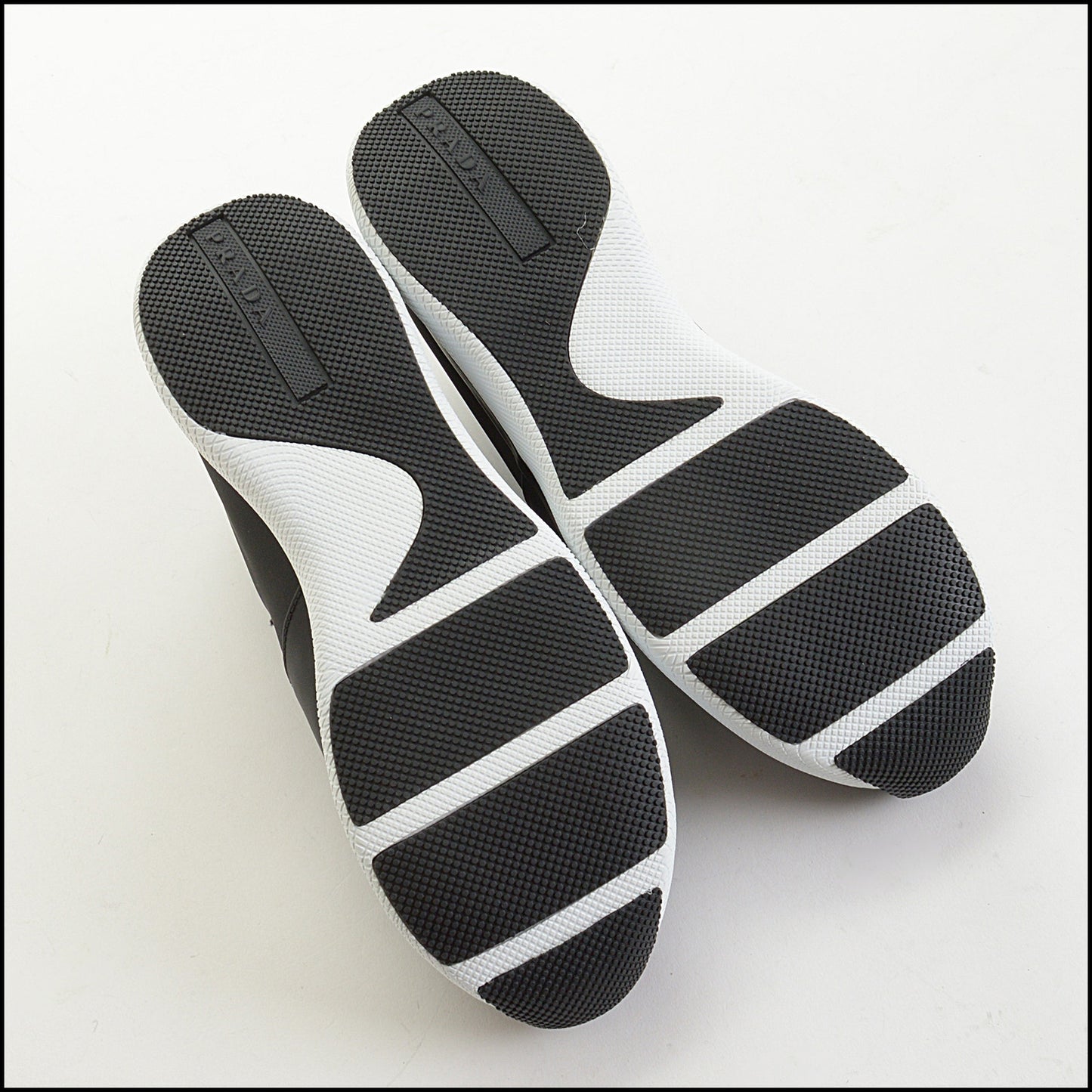 RDC14831 PRADA Black Re-Nylon Slip-on Sneakers size 37