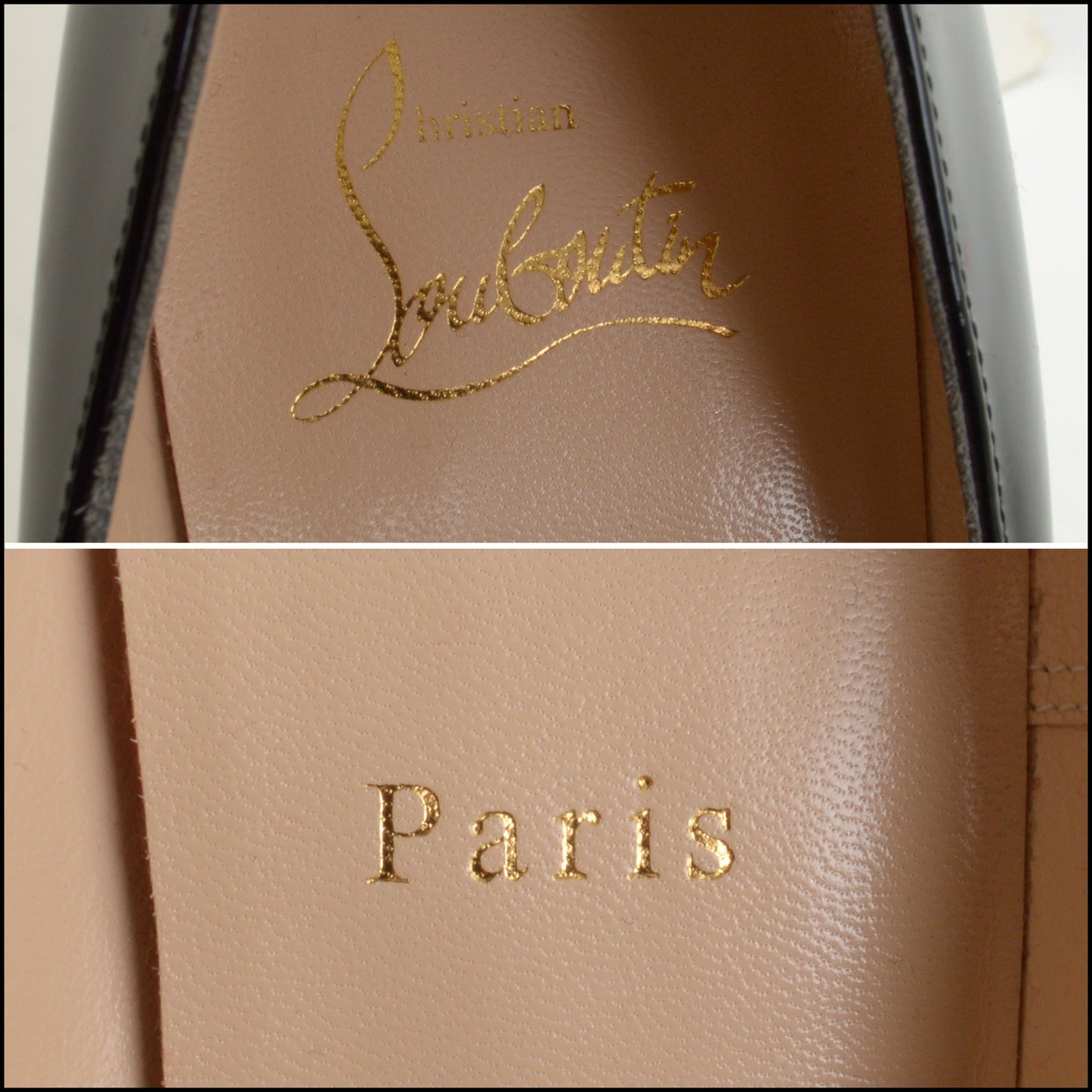 RDC14330 Authentic CHRISTIAN LOUBOUTIN Black Patent So Kate Pump 120mm Size 6