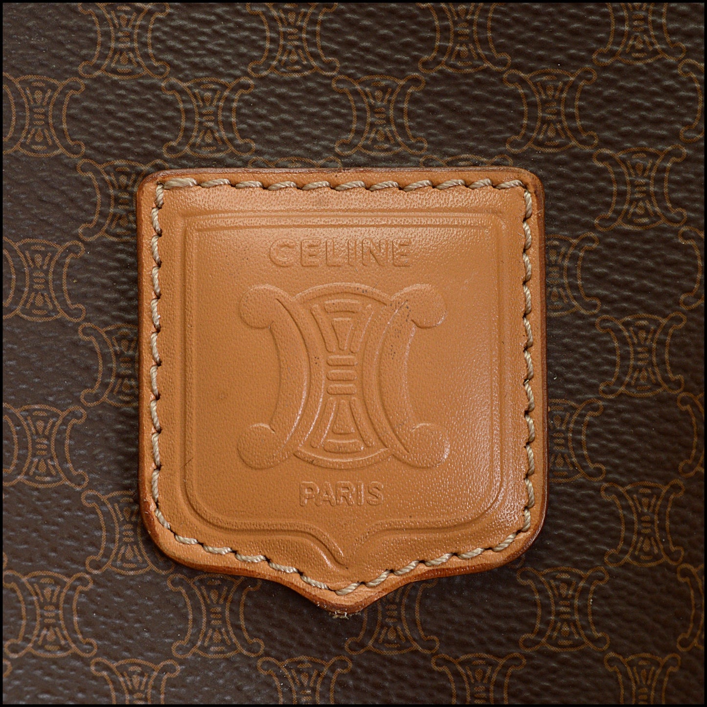 RDC14778 CELINE Vintage Logo Canvas Travel Bag