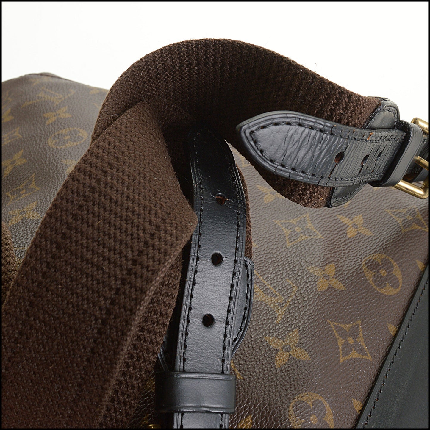 RDC14926 LOUIS VUITTON Montsouris Monogram Black Trim Backpack MM