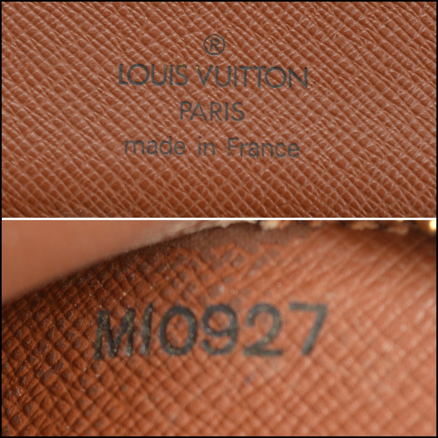 RDC15323 LOUIS VUITTON '97 Brown LV Monogram Escapade XL Zippy Wallet
