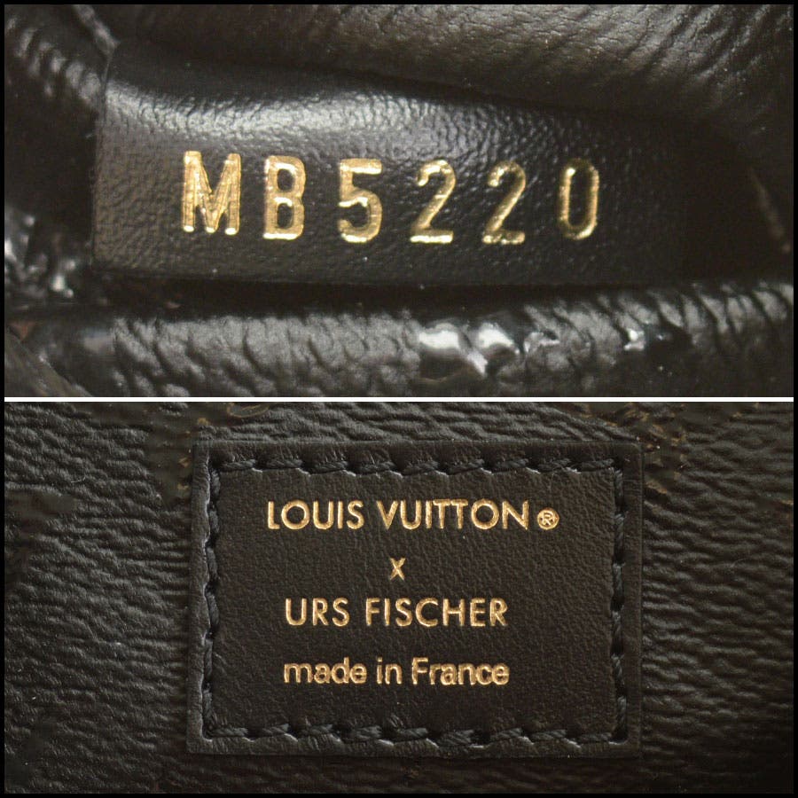 RDC11971 Authentic LOUIS VUITTON '20 Black/Red LVxUF Pochette Crossbody Bag