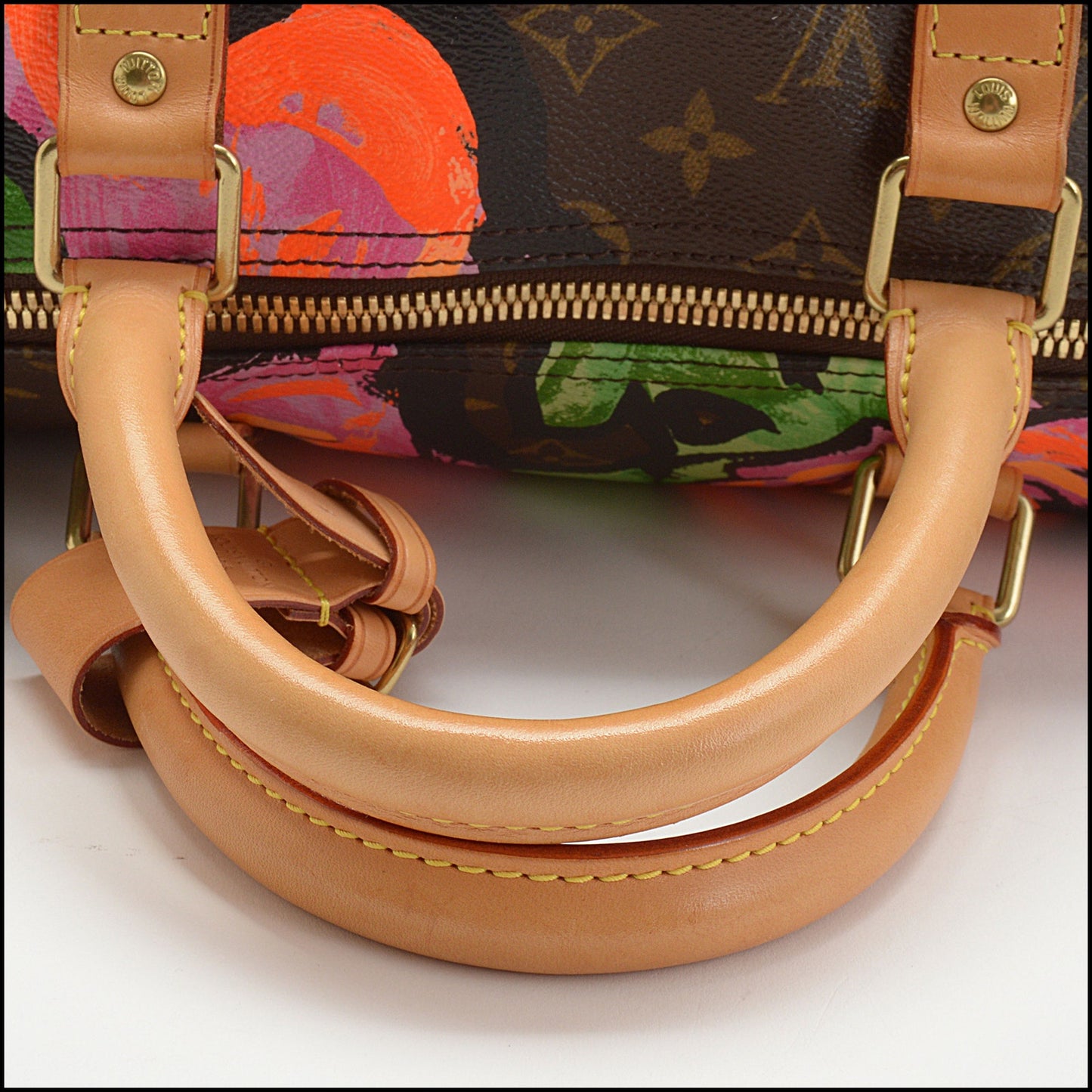 RDC13912 Authentic LOUIS VUITTON '09 Limited Sprouse Roses Keepall 50 Bag