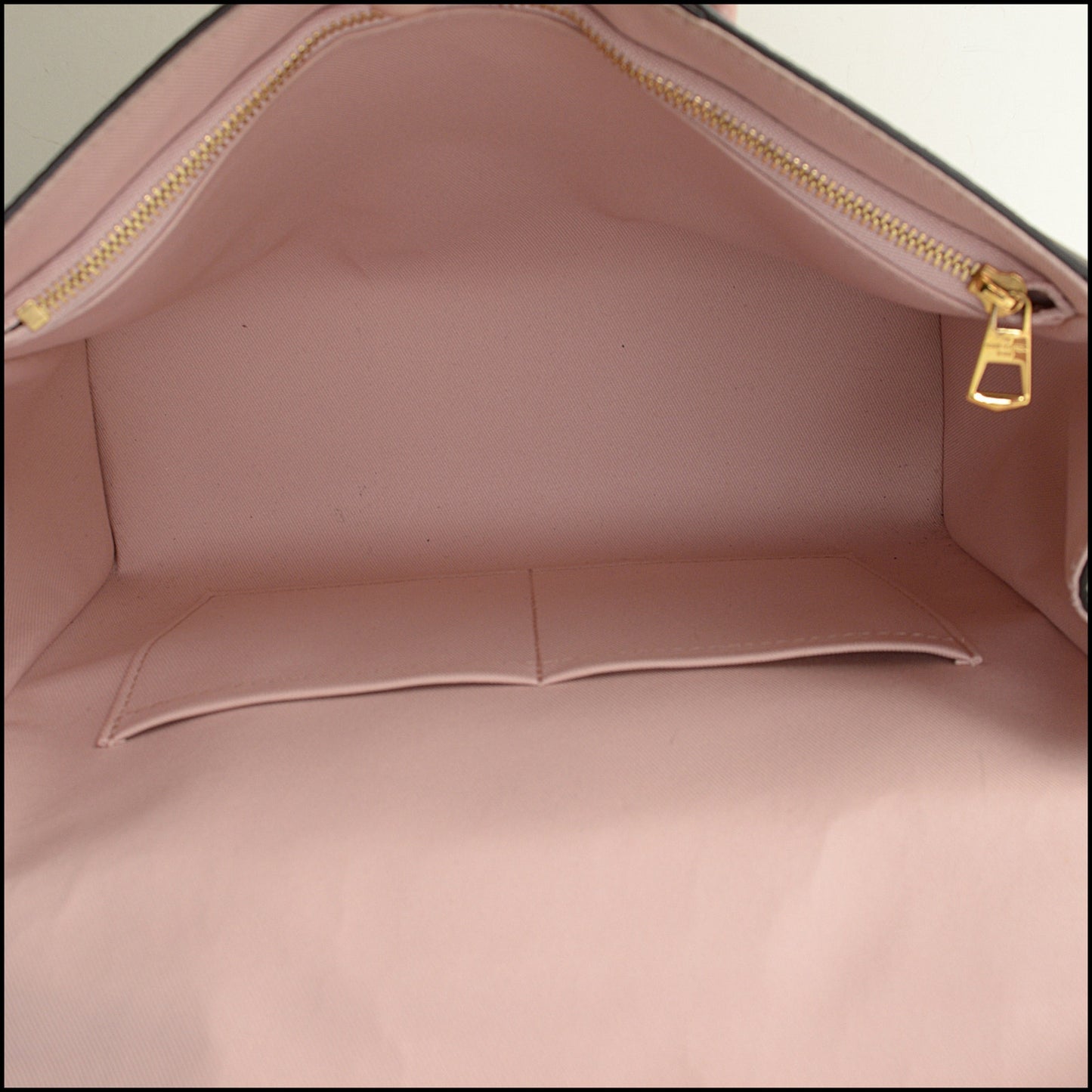 RDC14848 LOUIS VUITTON Damier Ebene & Magnolia Pink Leather Handbag