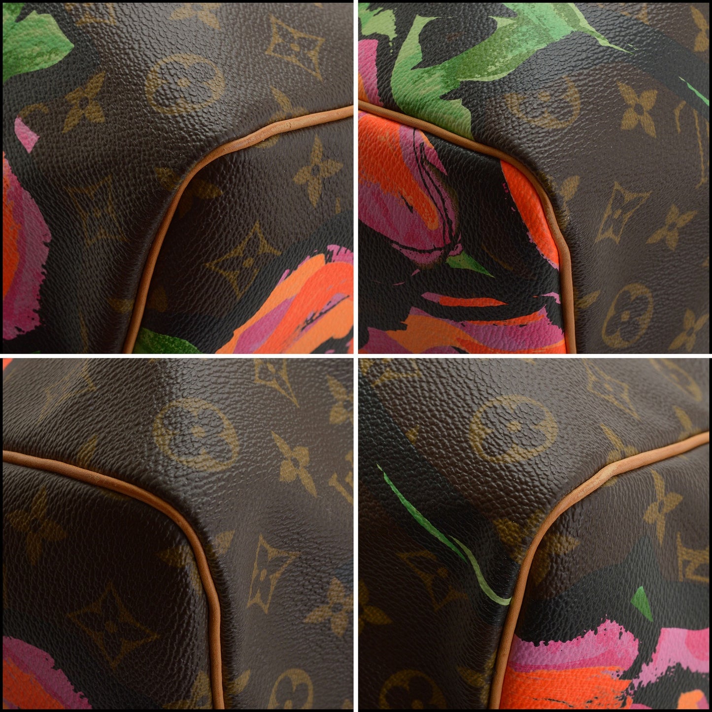 RDC13912 Authentic LOUIS VUITTON '09 Limited Sprouse Roses Keepall 50 Bag