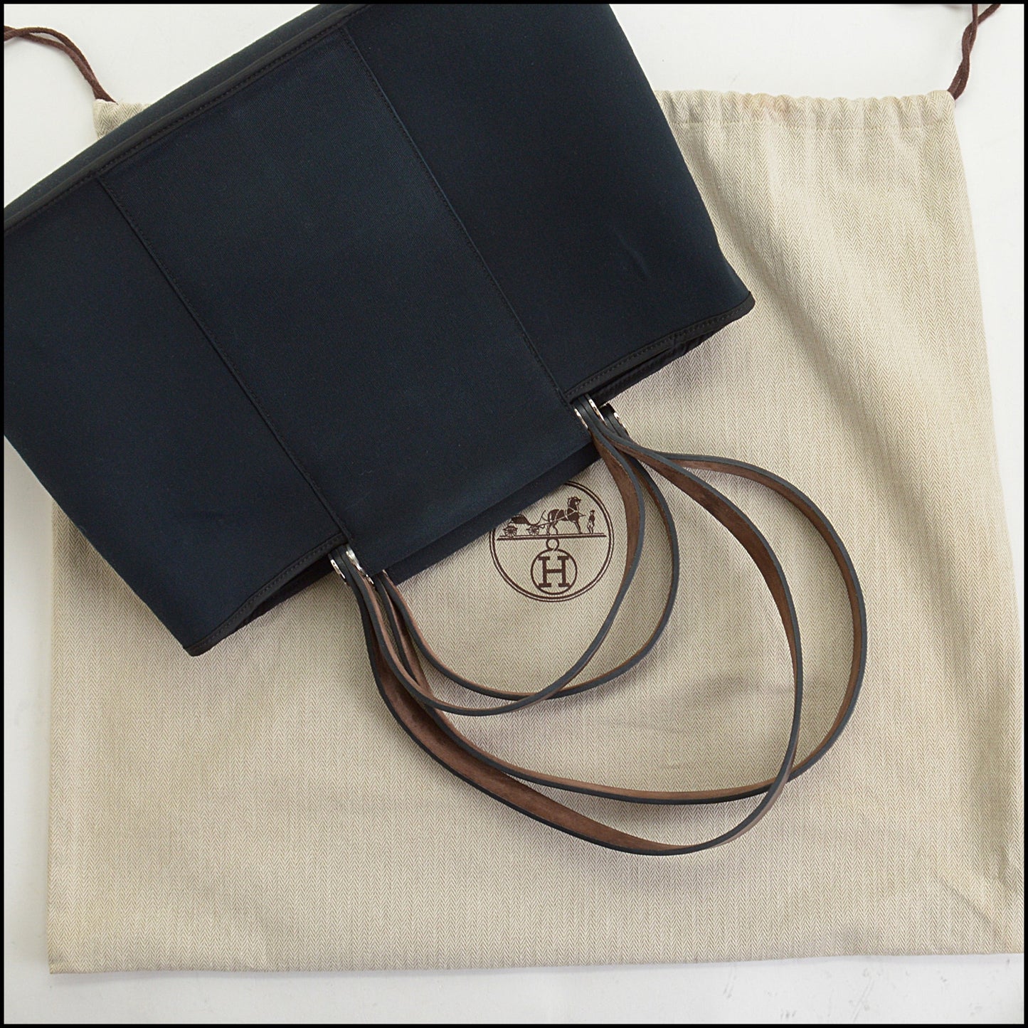 RDC14842 HERMES Canvas Kabag Elan Tote