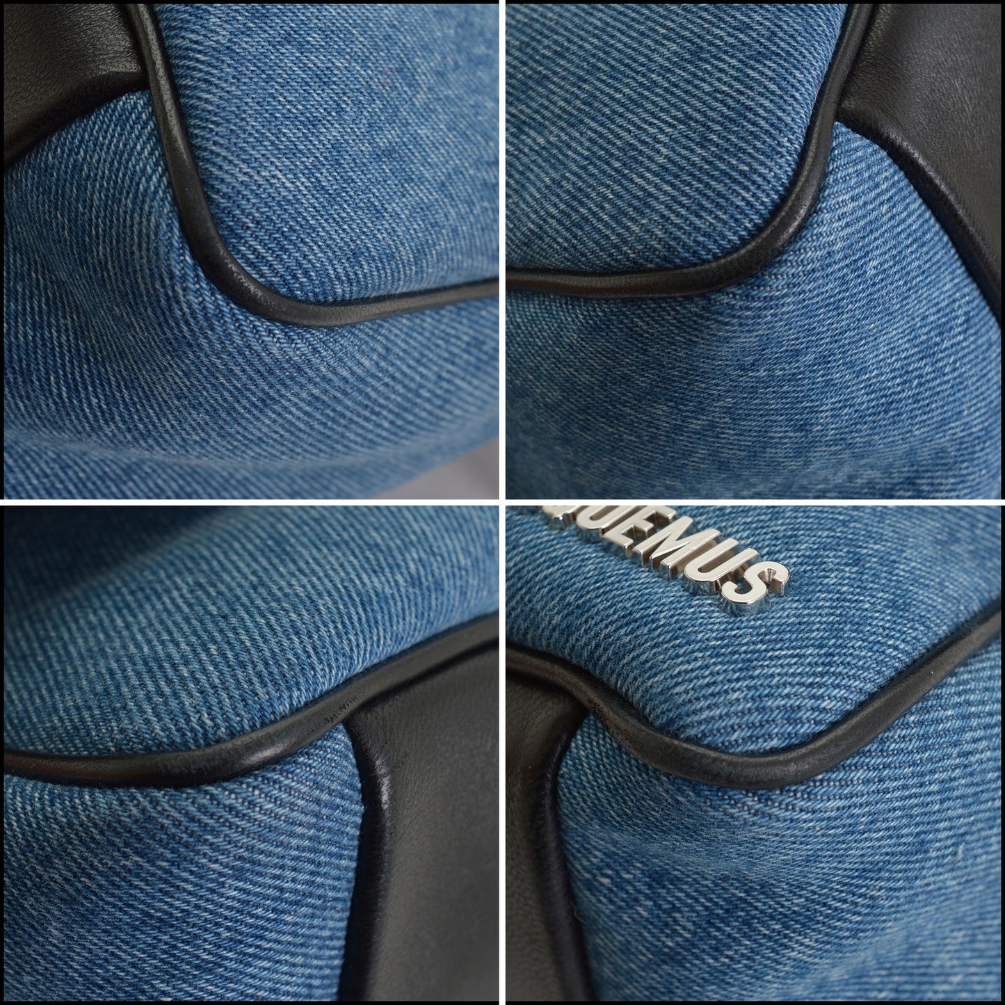 RDC14706 JACQUEMUS Blue Denim Le Bambimou Shoulder Bag