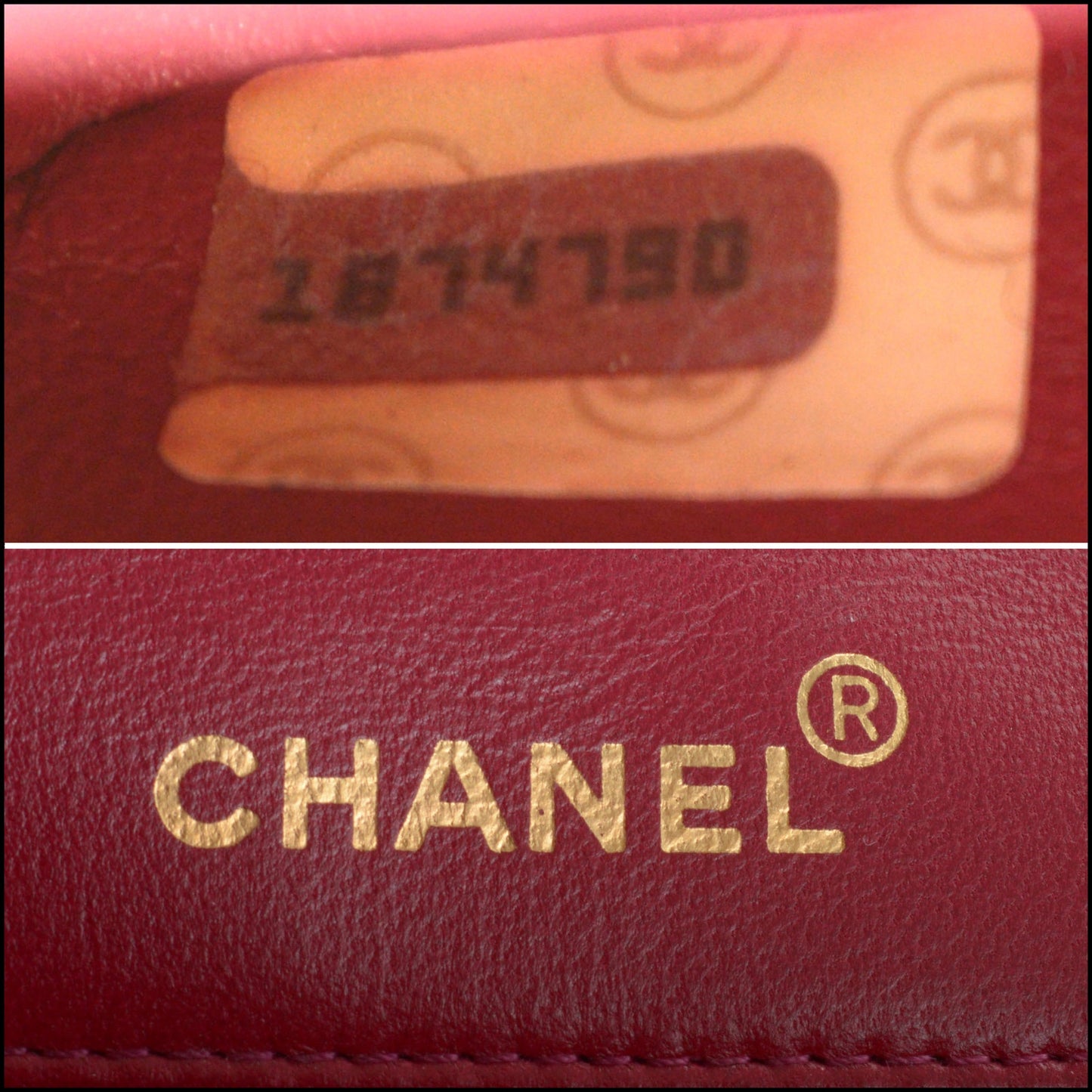RDC14839 CHANEL Berry Diana Flap Bag '89-91