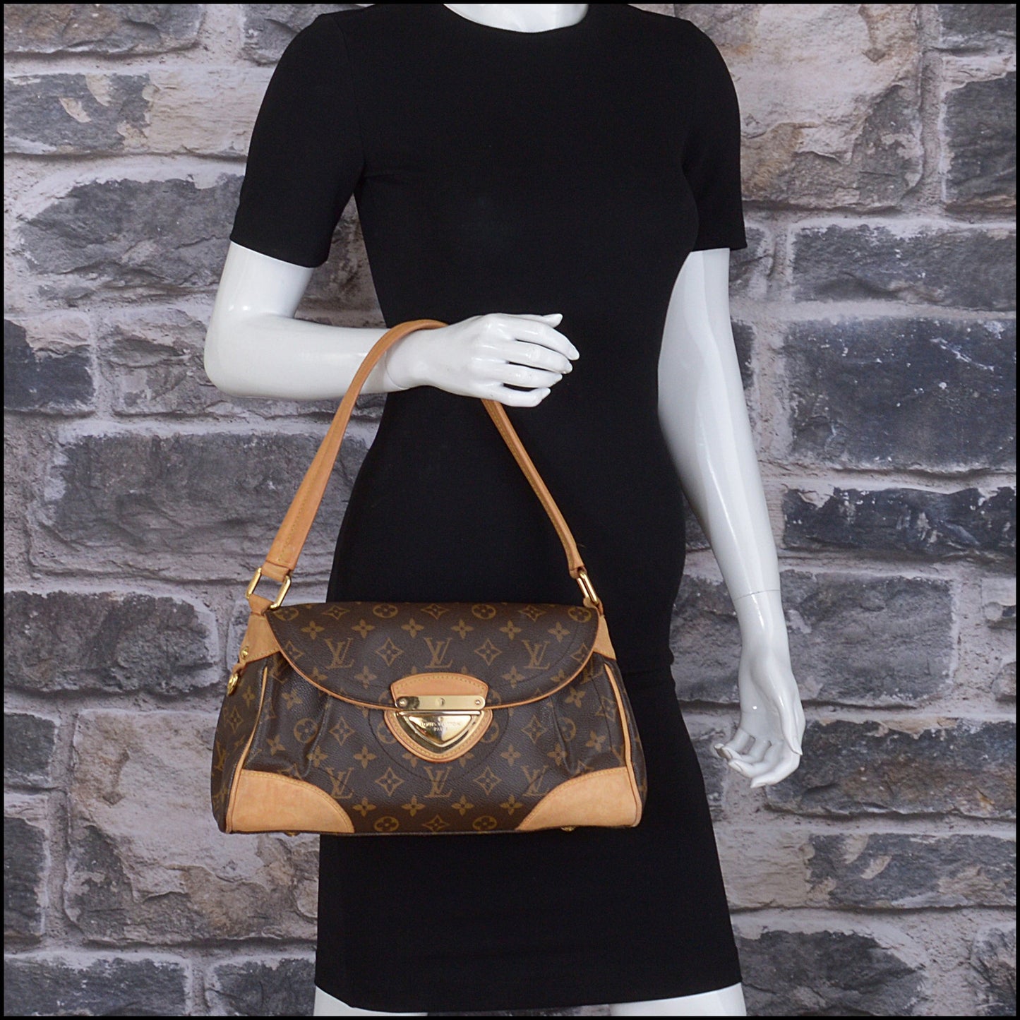 RDC15074 LOUIS VUITTON '07 LV Monogram Canvas Beverly MM Bag