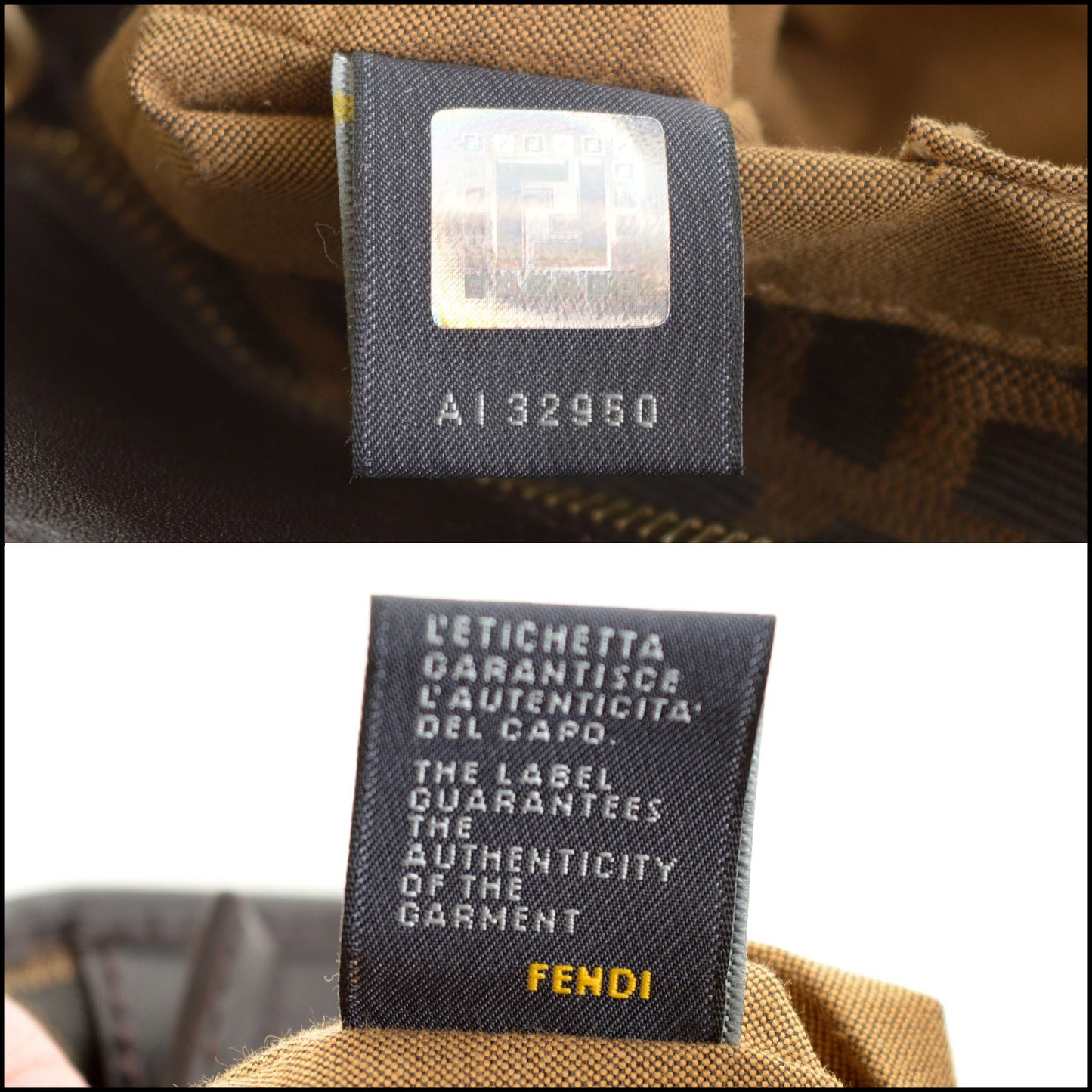 RDC14903 FENDI Zucca Canvas Small Chef Shopper