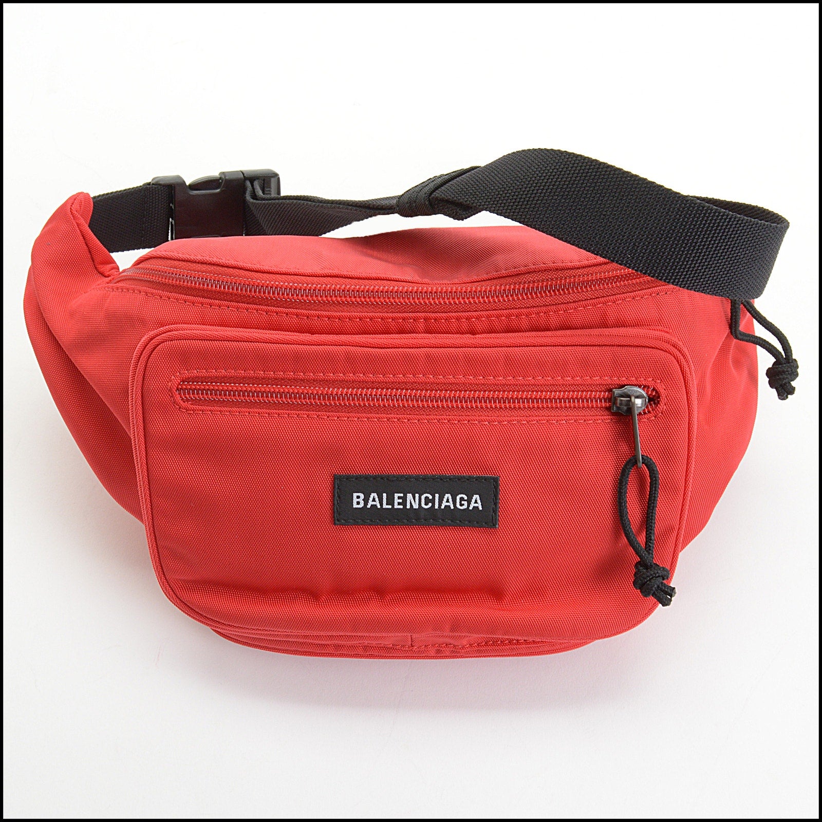 Balenciaga red fanny pack outlet