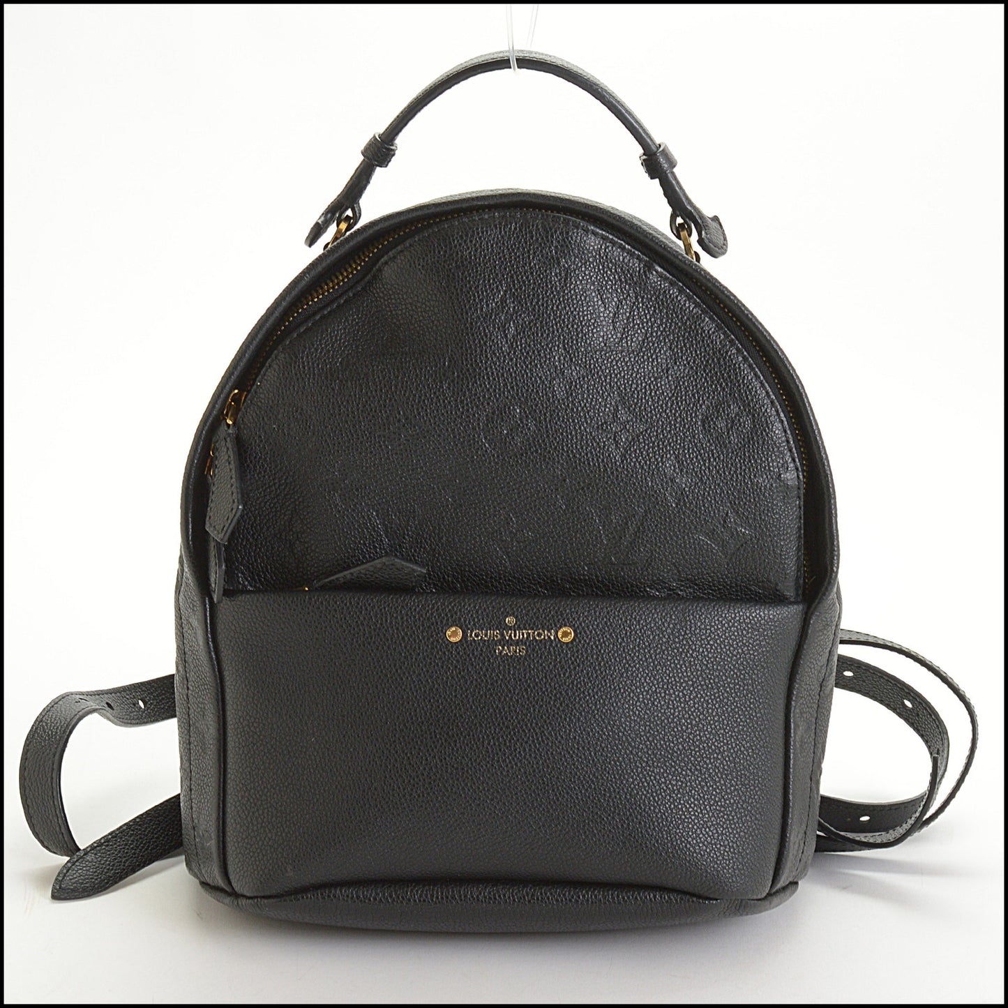 RDC14715 LOUIS VUITTON Black Empreinte Sorbonne Backpack
