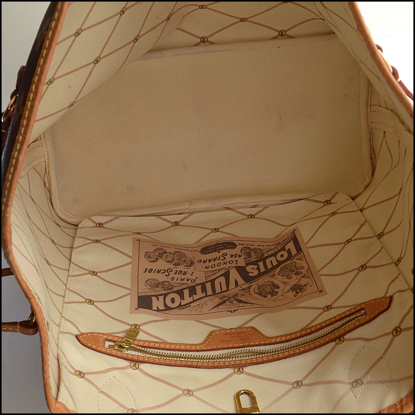 RDC13876 Authentic LOUIS VUITTON Monogram Canvas Summer Trunks Neverfull MM Bag