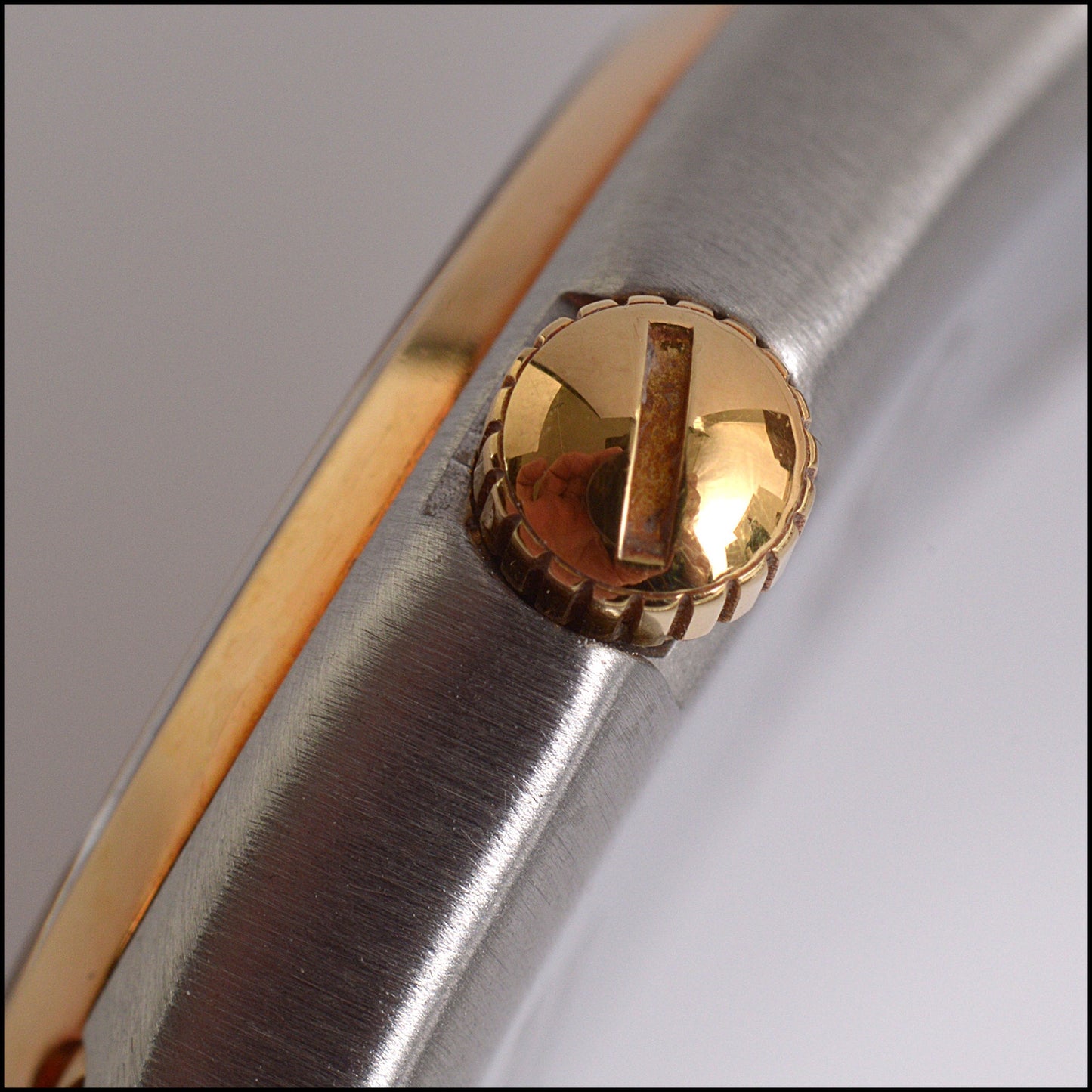 RDC14079 Authentic EBEL Classic Yellow Gold and Steel MOP Dial Mini Wave Watch