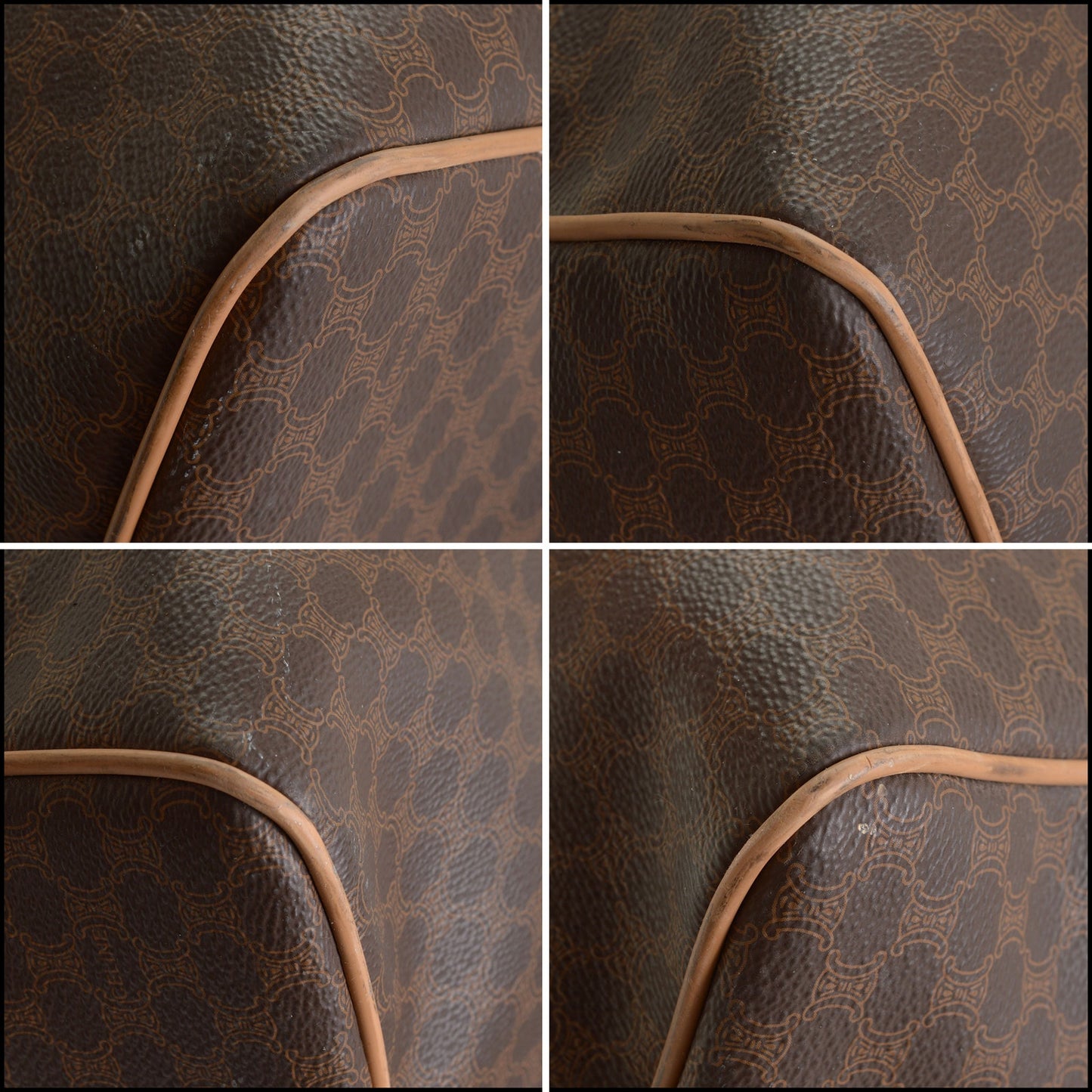 RDC14778 CELINE Vintage Logo Canvas Travel Bag