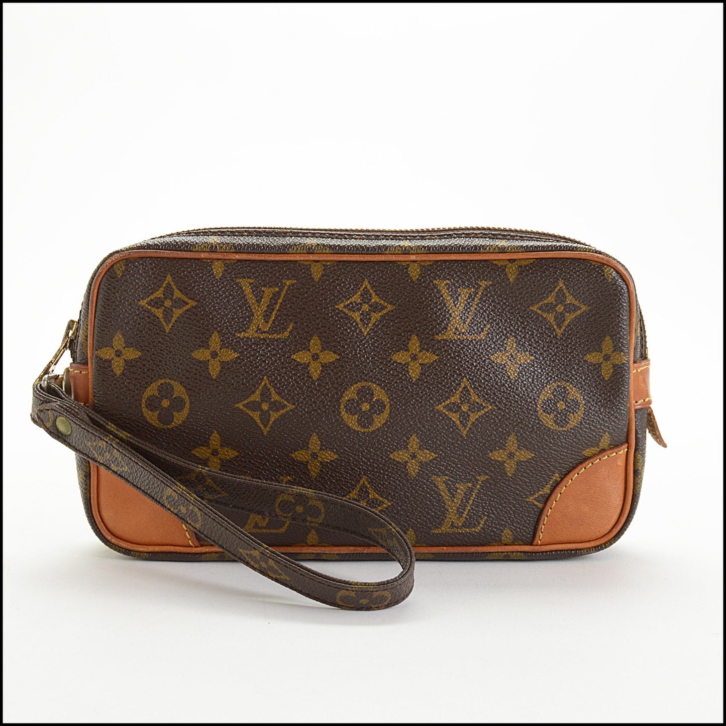 RDC14621 LOUIS VUITTON Monogram Marly Dragonne Wristlet