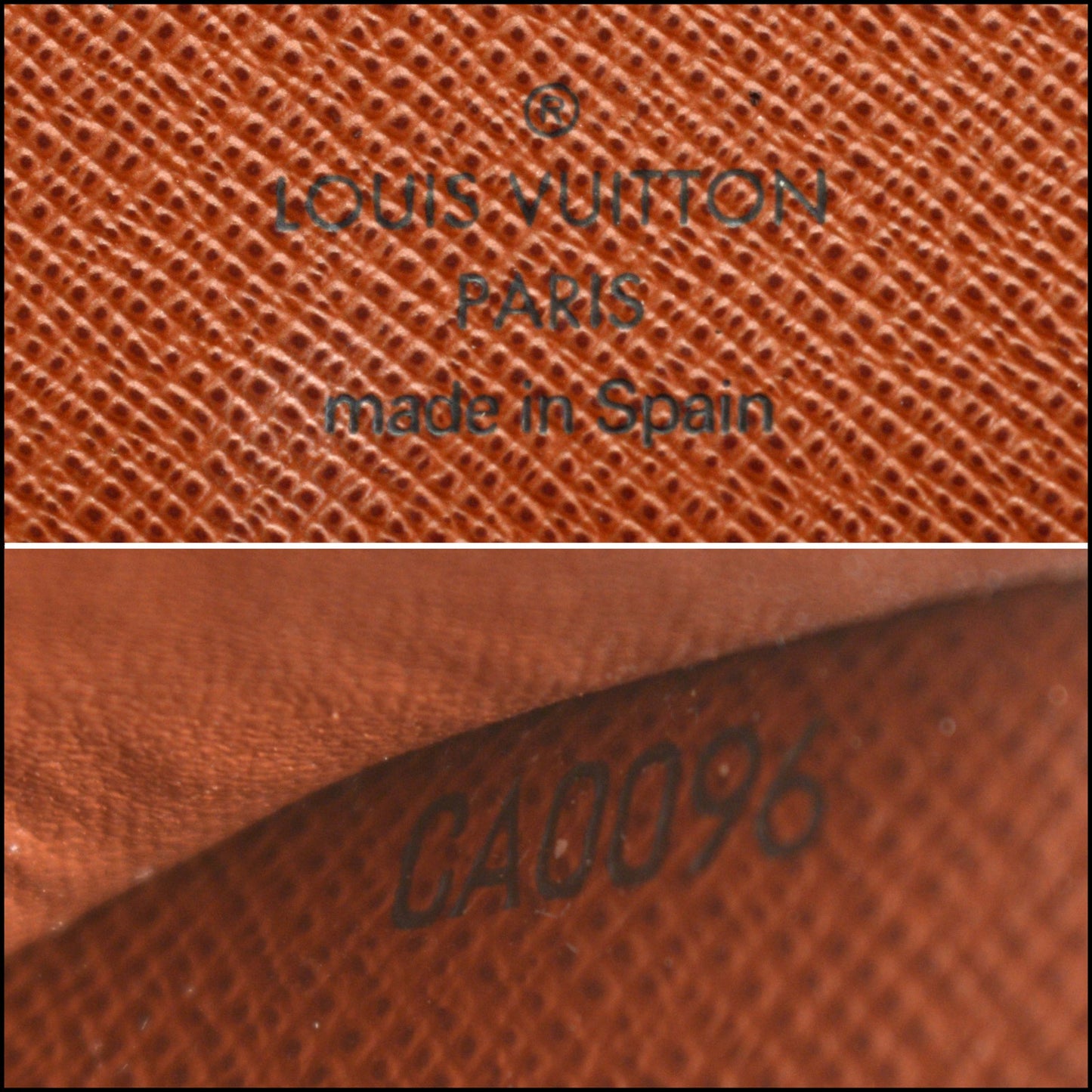 RDC15355 LOUIS VUITTON '06 Brown LV Monogram Desk Agenda Cover MM