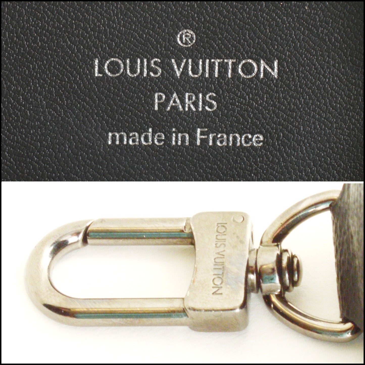 RDC15163 LOUIS VUITTON Graphite Earphone Case Keychain