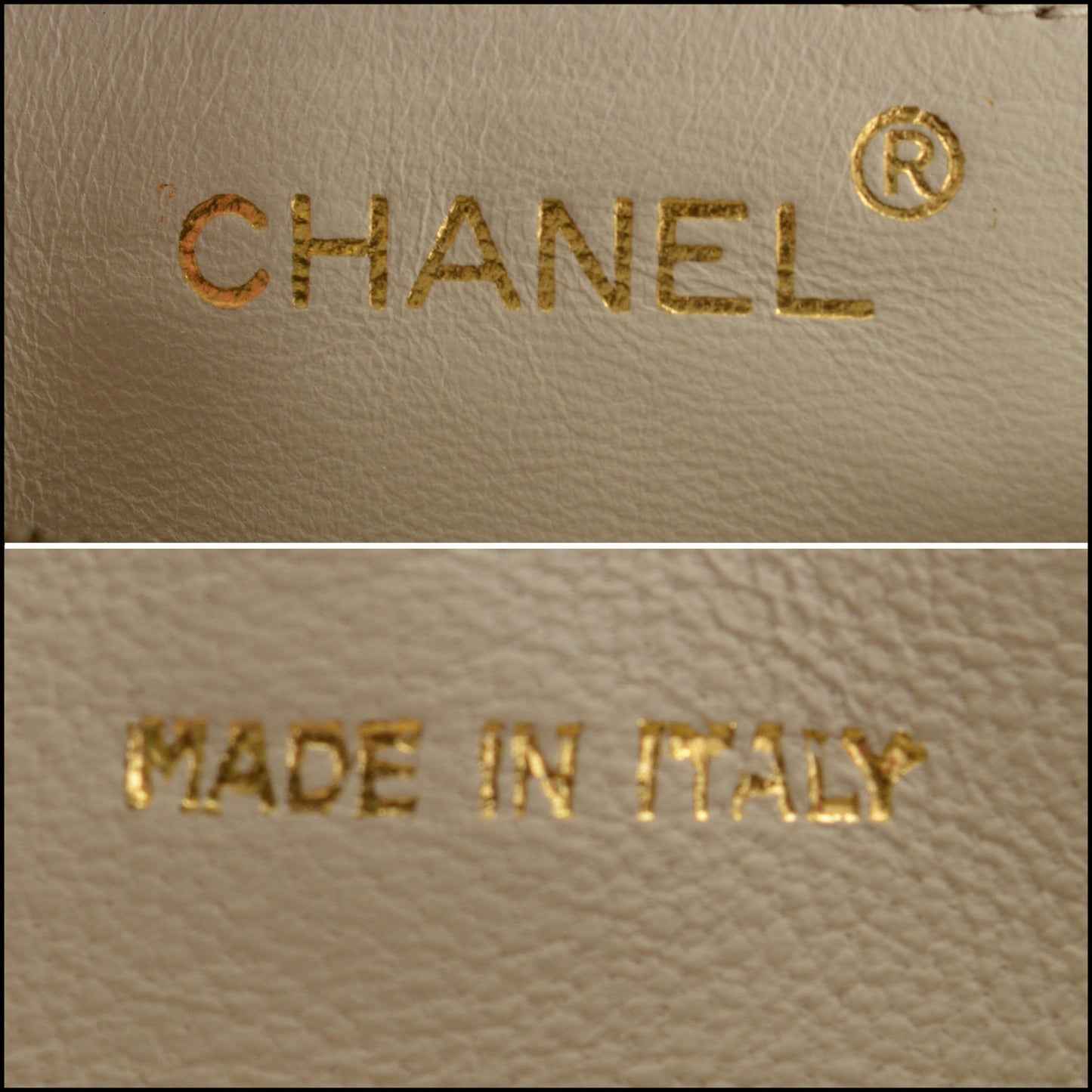 RDC14690 CHANEL Vintage '86-'88 Green Lizard Chain Strap Camera Bag