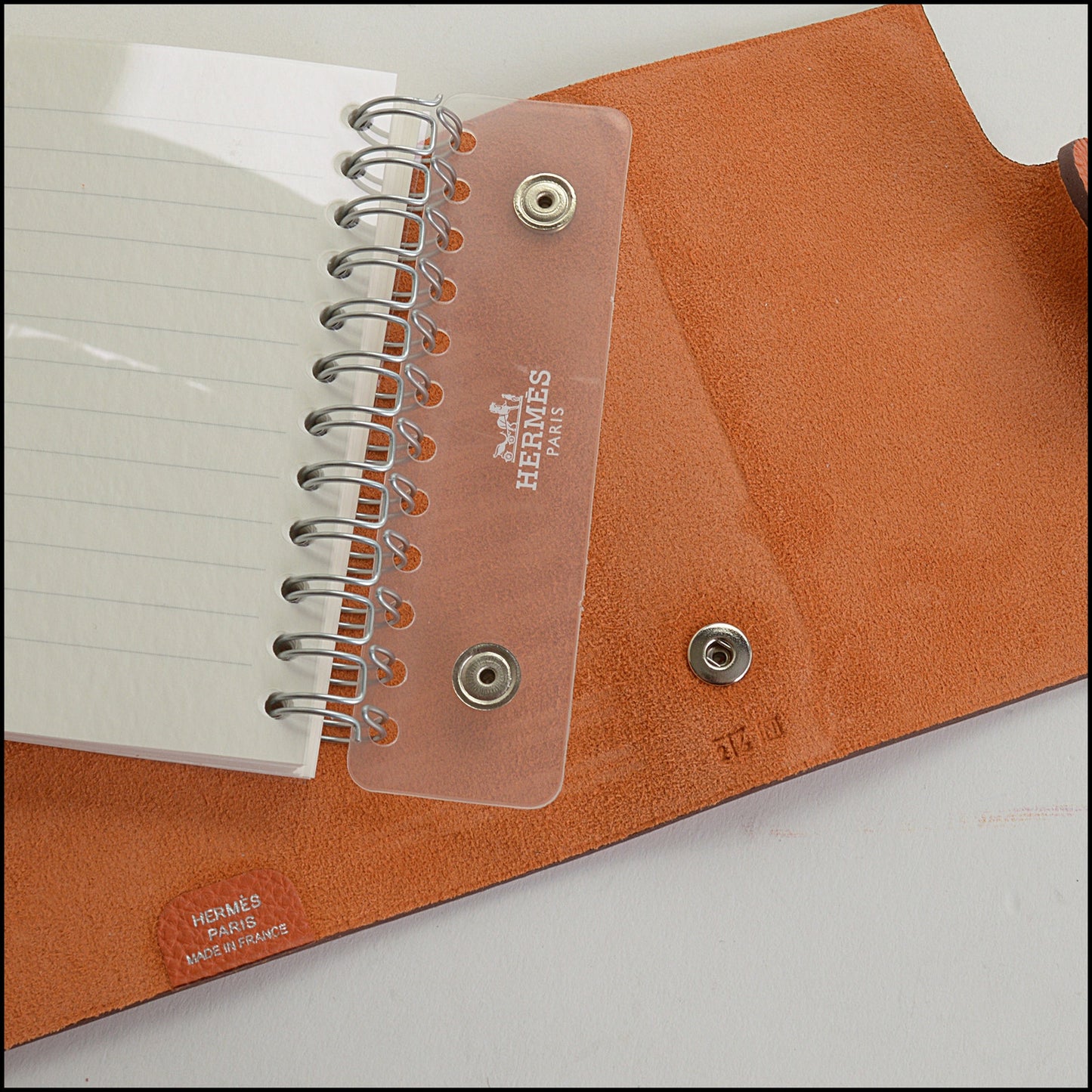 RDC14618 HERMES Orange Togo Ulysse Notebook
