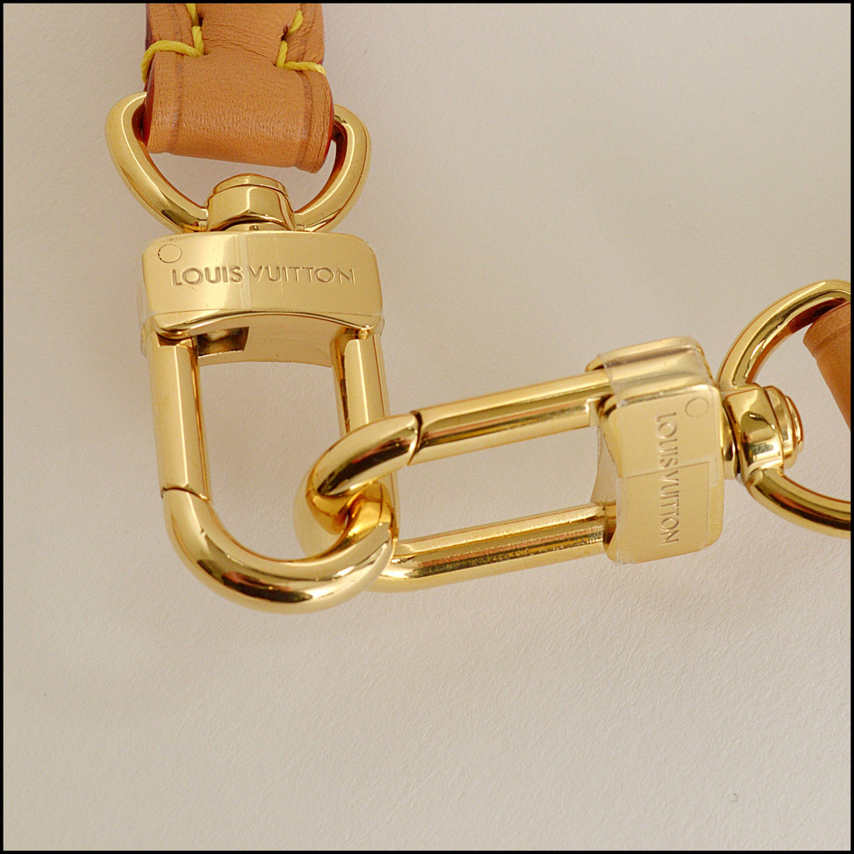 RDC15726 LOUIS VUITTON Vachetta Leather Top Handle For LV Bag