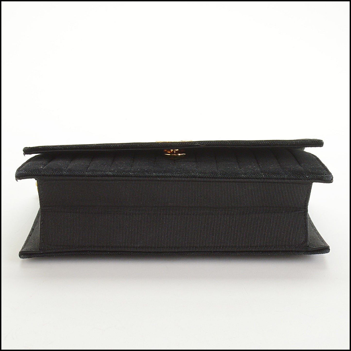 RDC14526 CHANEL '83 Black Velvet Timeless Classique Evening Bag