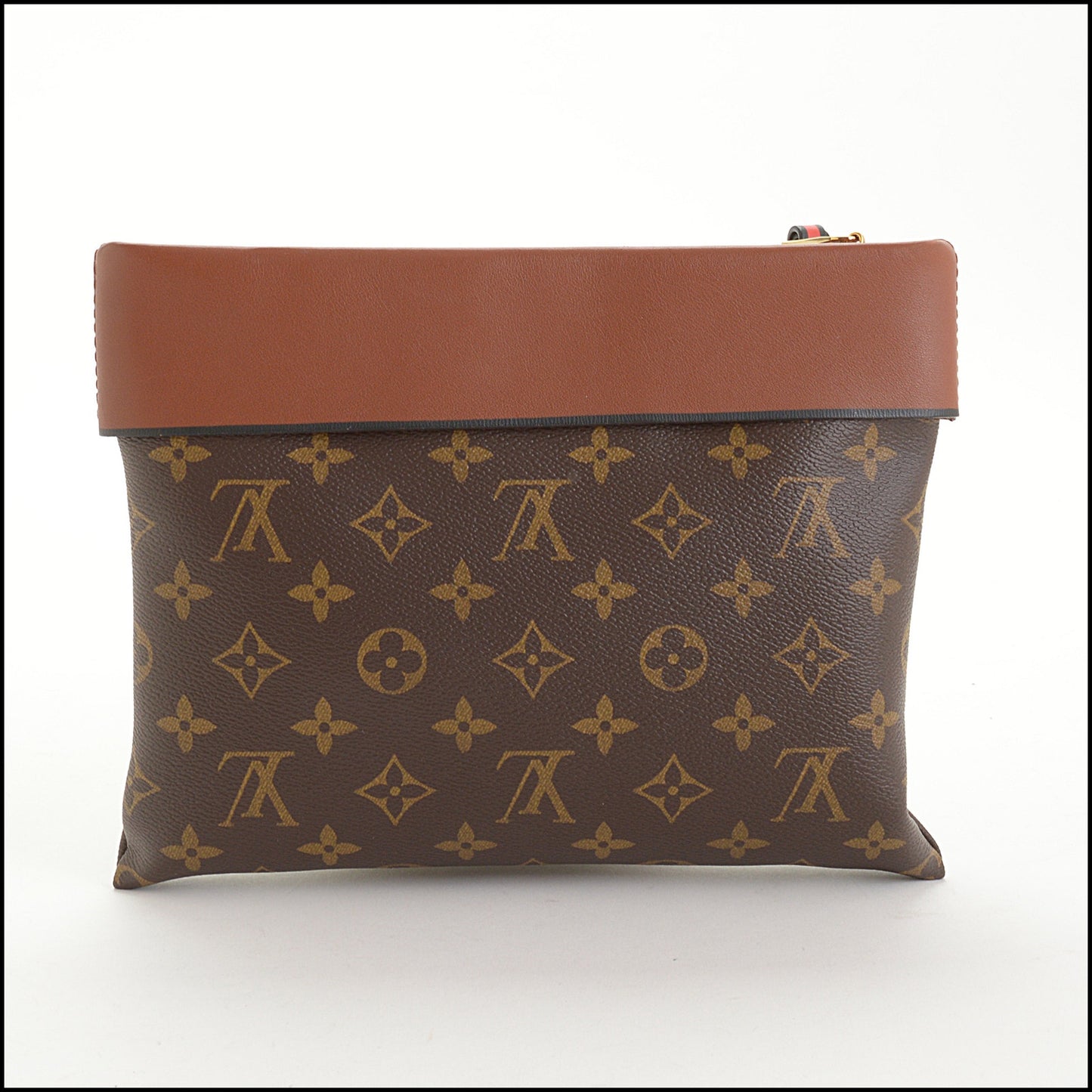 RDC14683 LOUIS VUITTON Caramel Monogram Canvas Tuilleries Pochette Bag