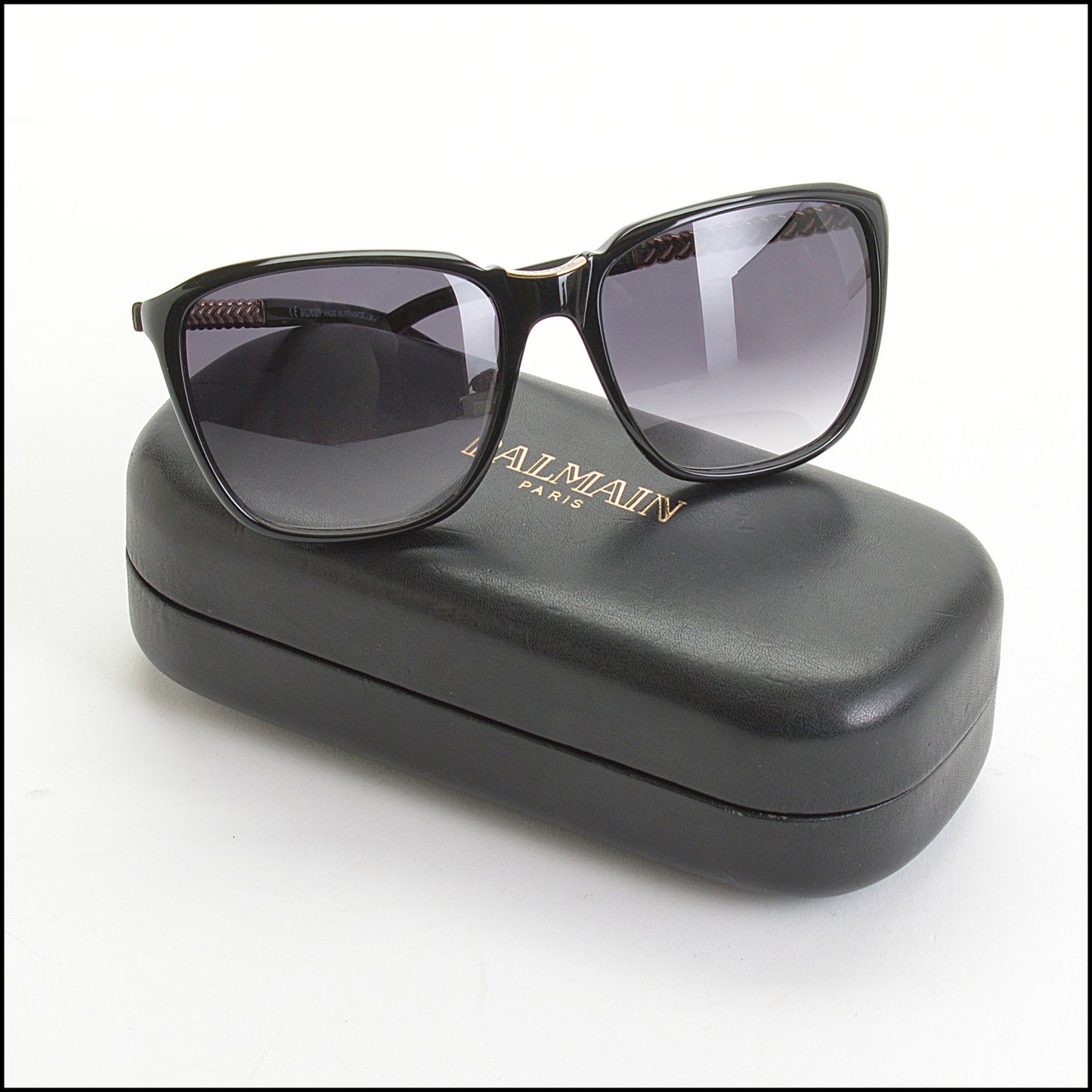 RDC14358 Authentic BALMAIN Black & Gold Sunglasses BL2071