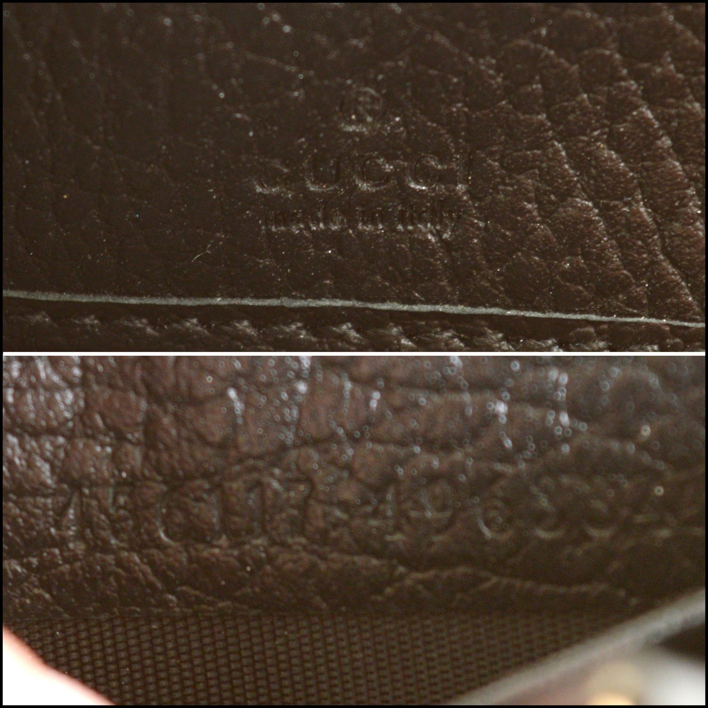 RDC15003 GUCCI Black Leather GG Marmont Zip Around Wallet