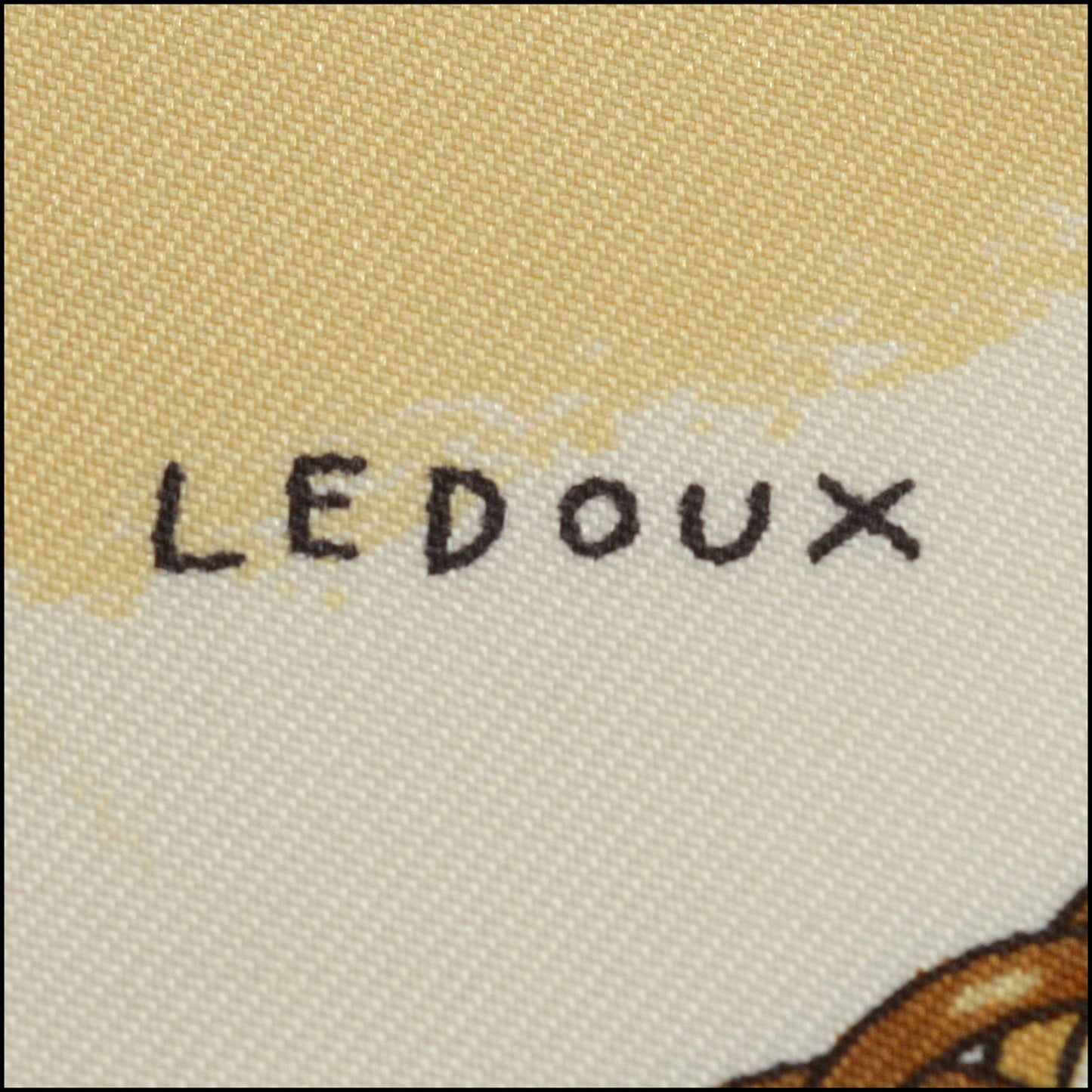 RDC14886 HERMES Green/White "La Promenade de Longchamps" 90cm Scarf