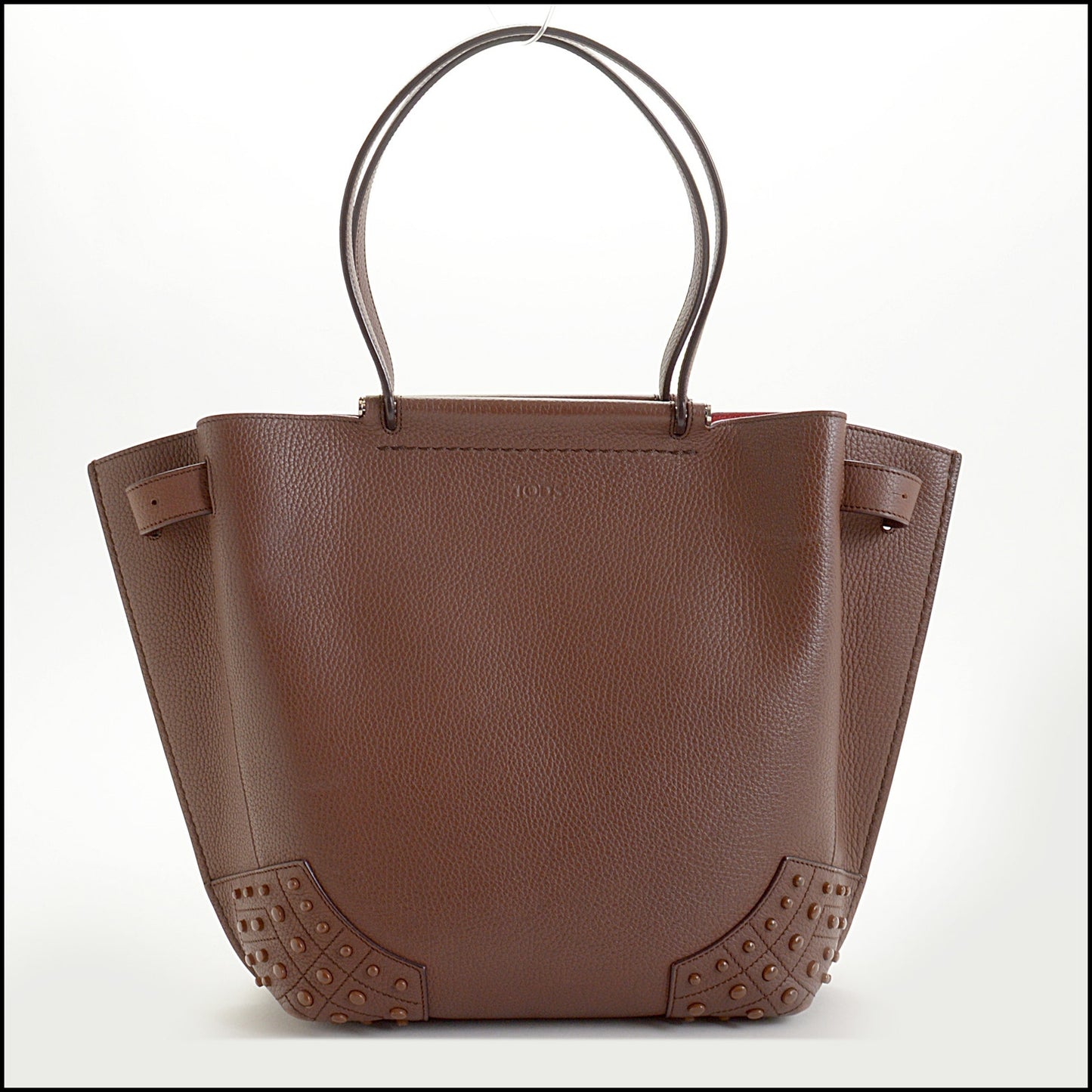 RDC14902 TOD'S Brown Tote Wave