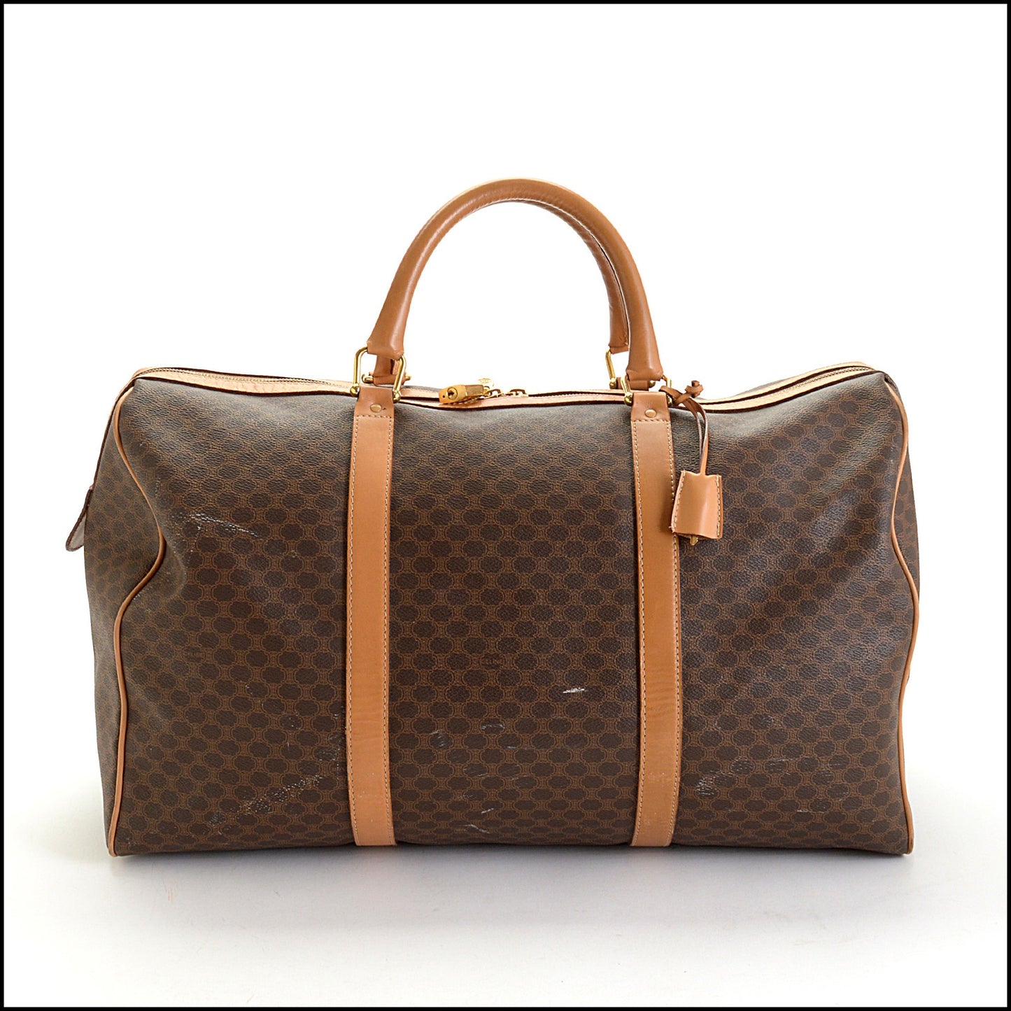 RDC14778 CELINE Vintage Logo Canvas Travel Bag