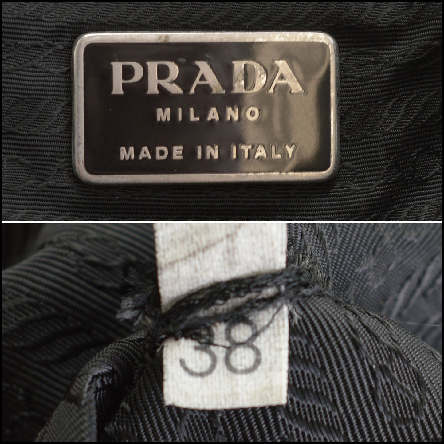 RDC14529 PRADA Tessuto Vela Black Backpack