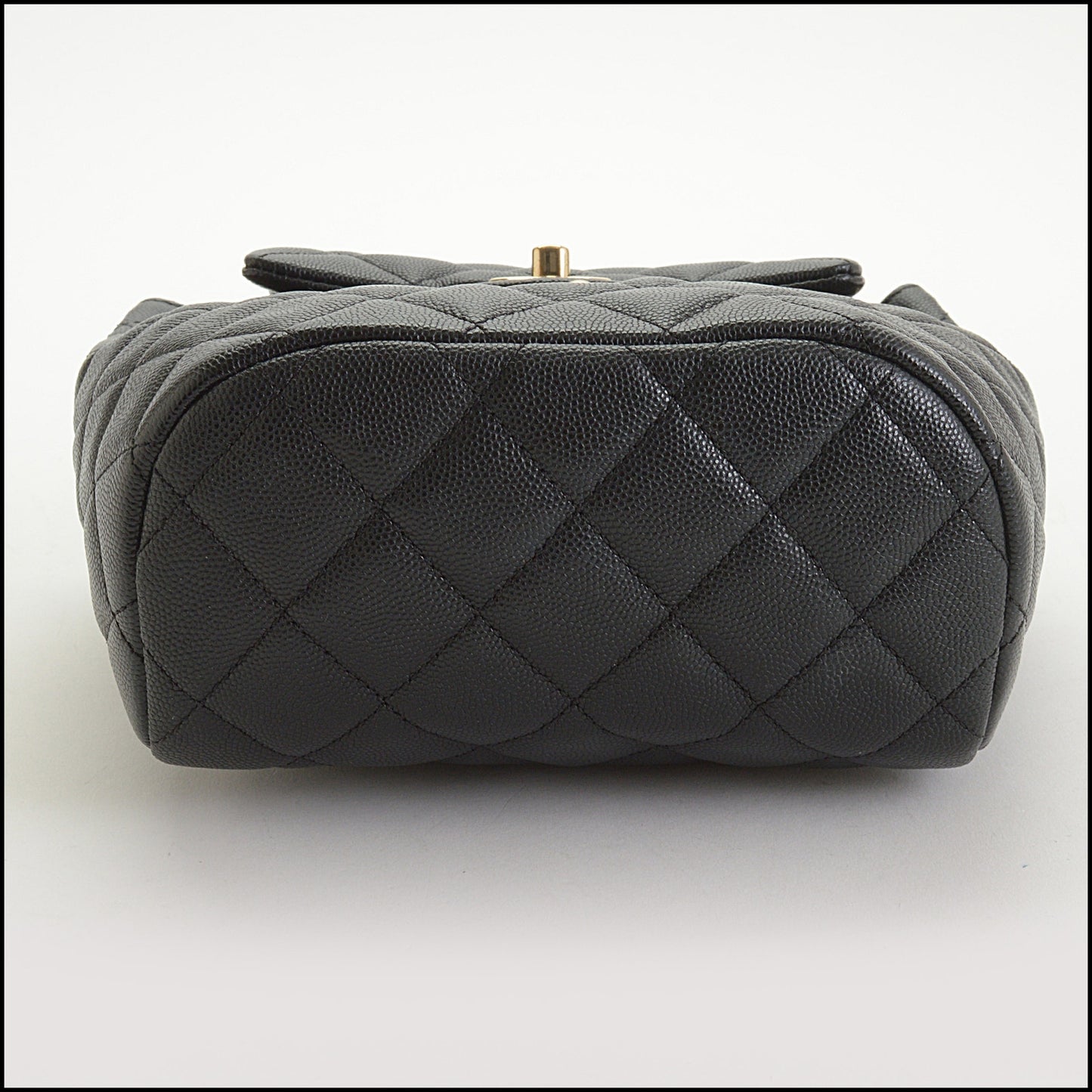 RDC14916 CHANEL 2024 Black Caviar Leather Spirit Mini Backpack