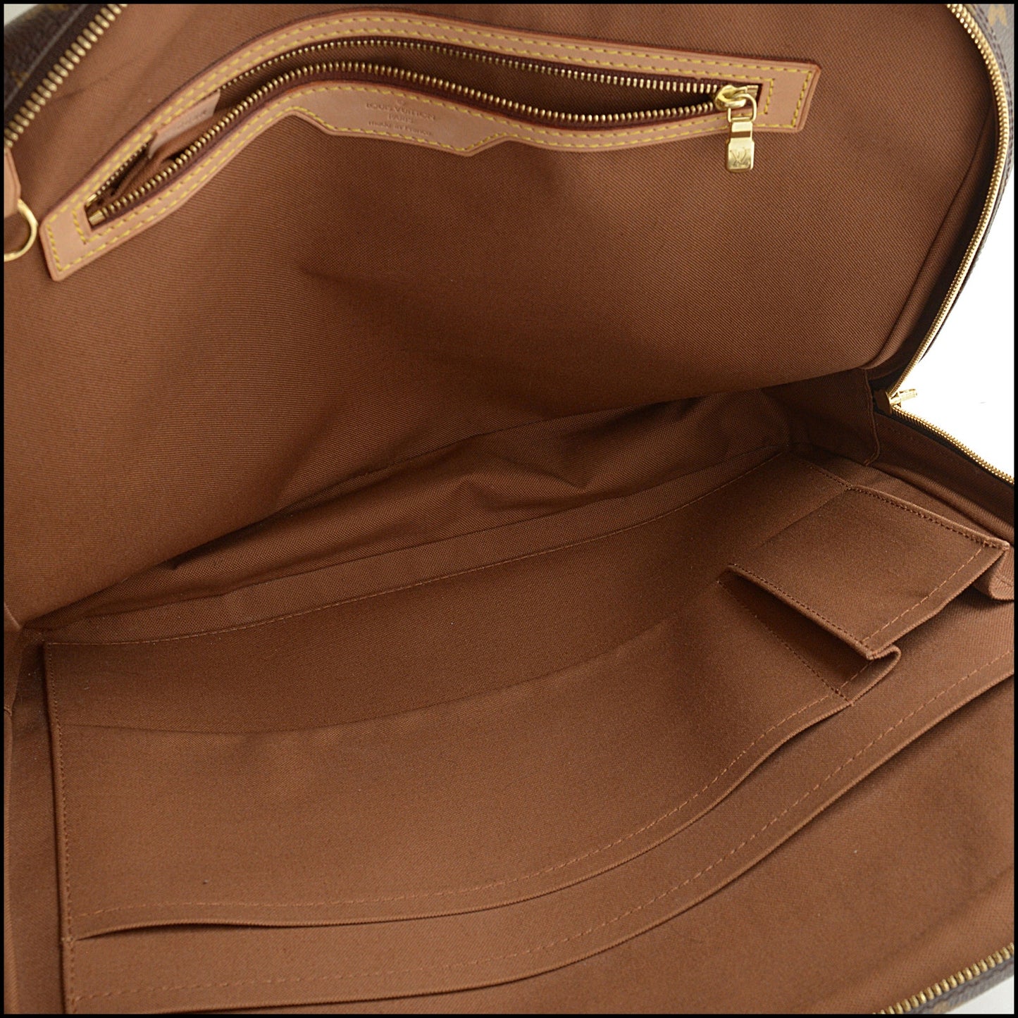 RDC13914 Authentic LOUIS VUITTON Vintage '03 Brown Pegase Briefcase Travel Bag