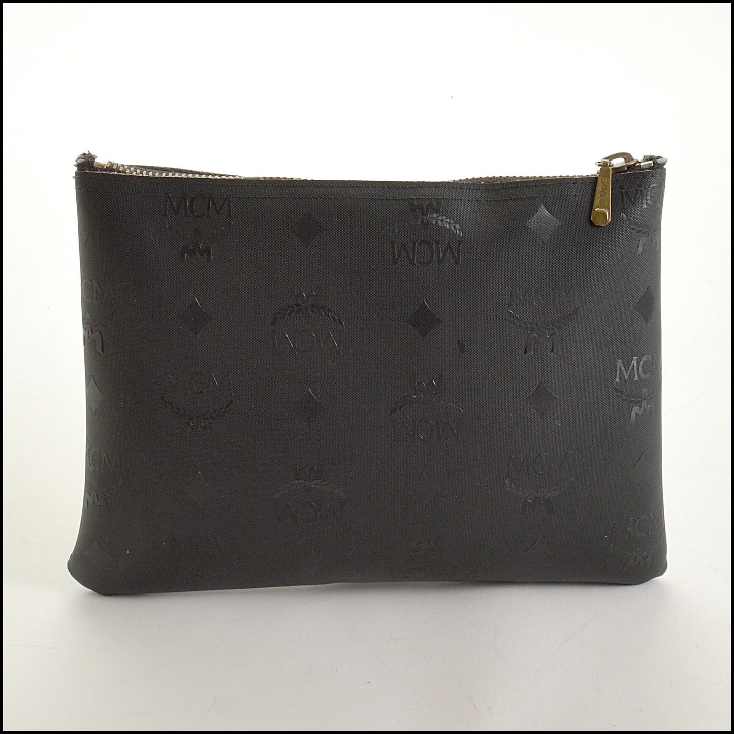 RDC15160 MCM Black Nylon Monogram Pouch