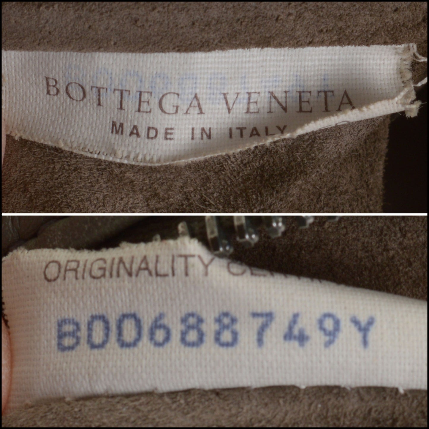 RDC14830 BOTTEGA VENETA Grey Intrecciato Small Shoulder Bag