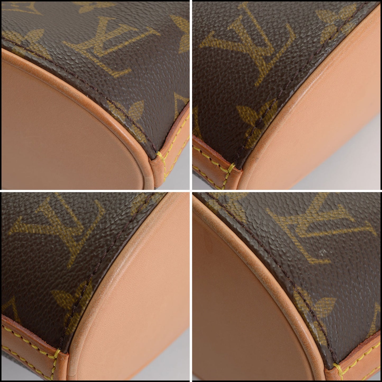 RDC14937 LOUIS VUITTON Dark Brown Drouot Monogram Canvas Crossbody Bag