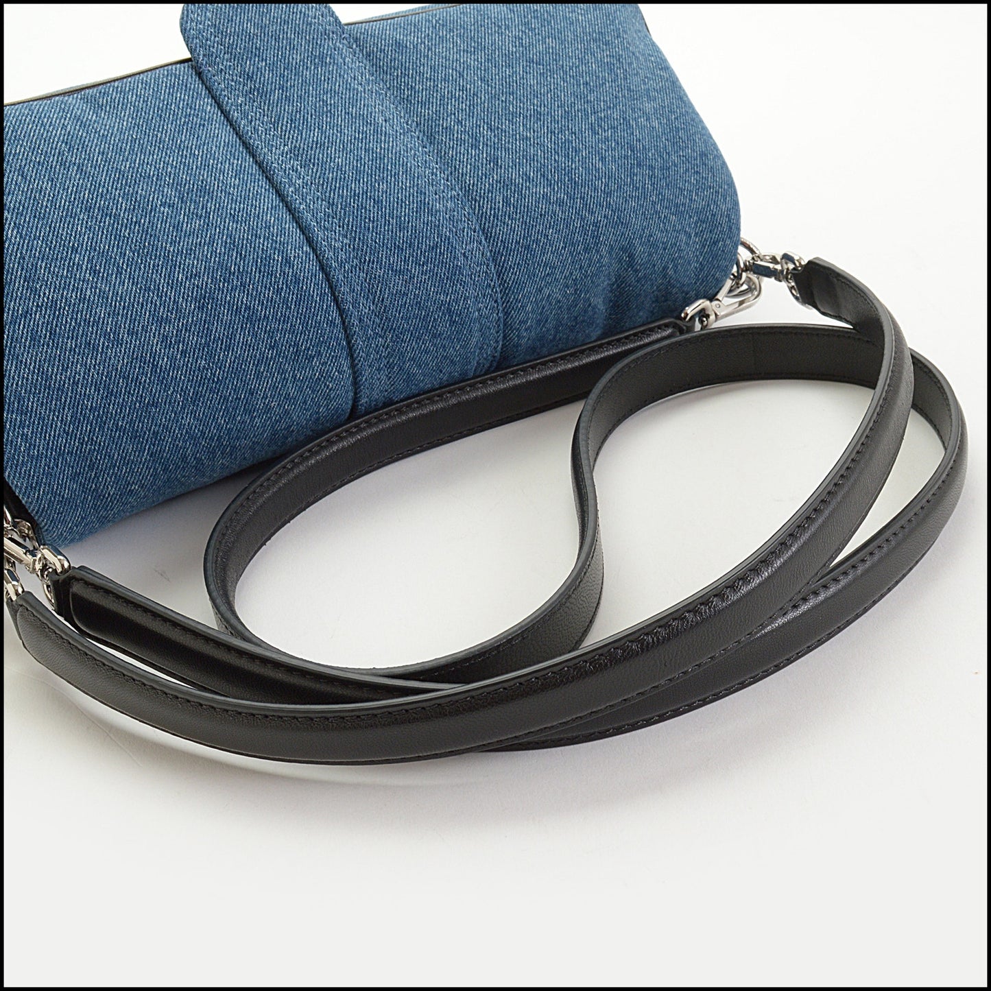 RDC14706 JACQUEMUS Blue Denim Le Bambimou Shoulder Bag