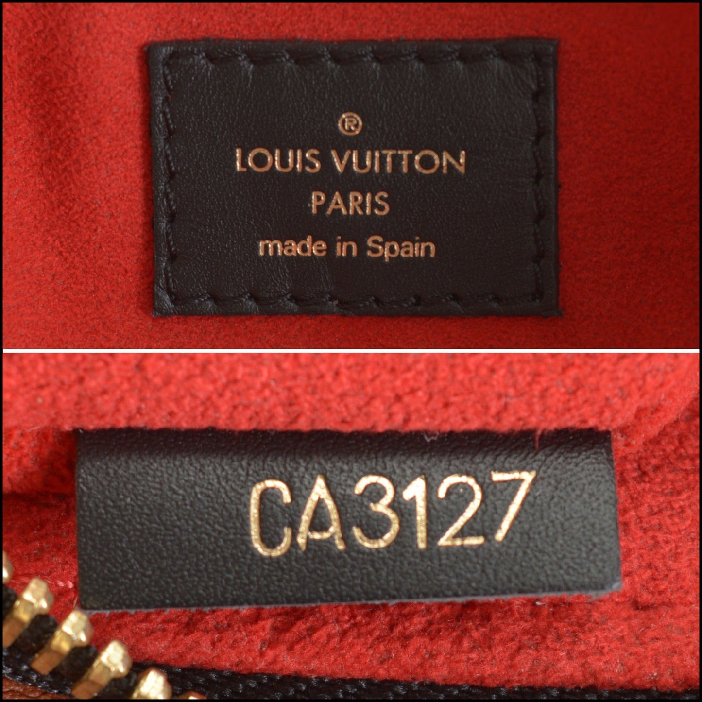 RDC14683 LOUIS VUITTON Caramel Monogram Canvas Tuilleries Pochette Bag