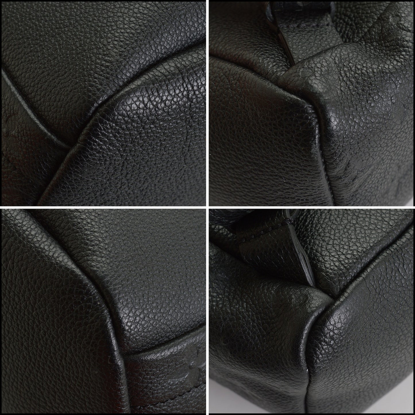 RDC14715 LOUIS VUITTON Black Empreinte Sorbonne Backpack