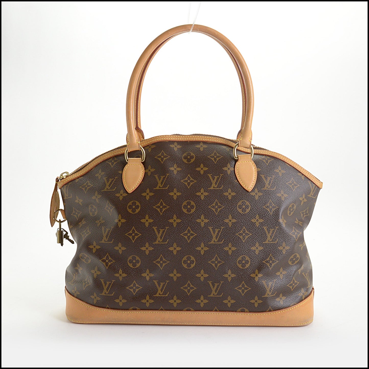 RDC14403 Authentic LOUIS VUITTON Vintage '06 LV Monogram Canvas Lockit Handbag