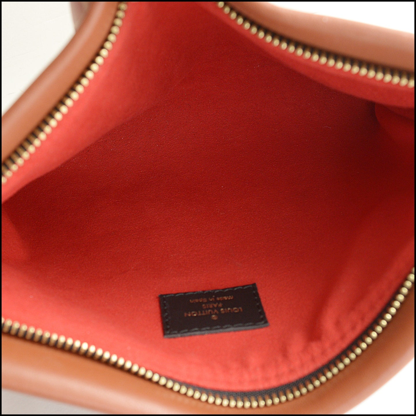 RDC14683 LOUIS VUITTON Caramel Monogram Canvas Tuilleries Pochette Bag