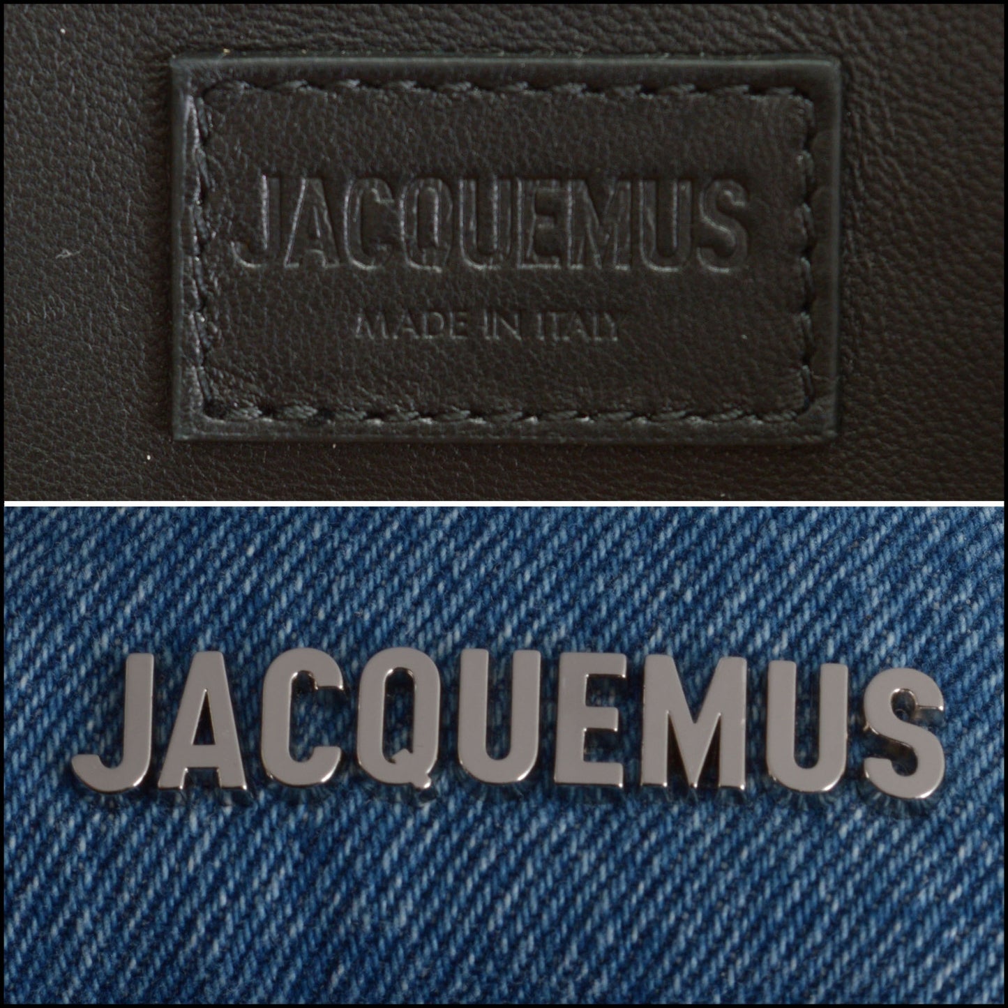 RDC14706 JACQUEMUS Blue Denim Le Bambimou Shoulder Bag