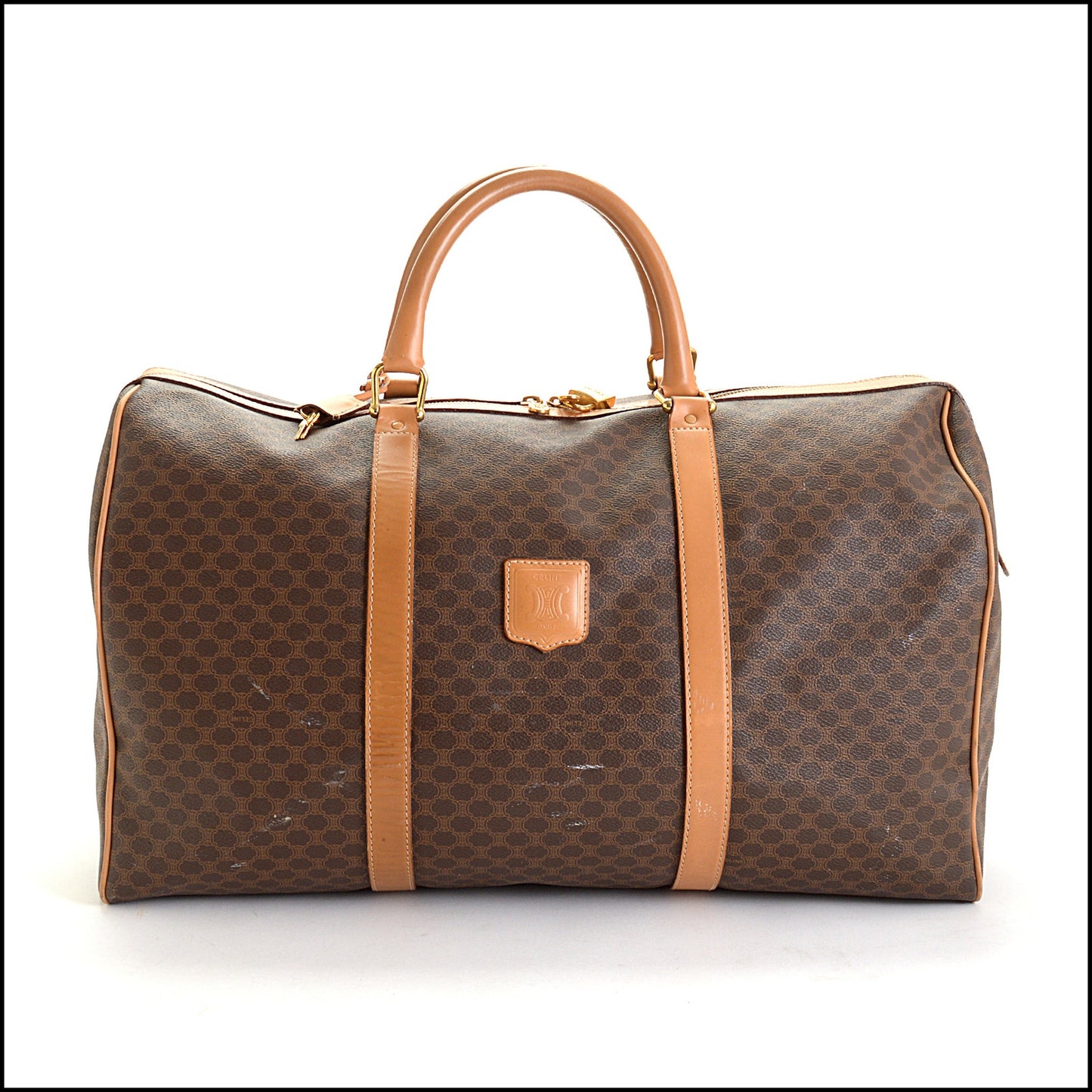 RDC14778 CELINE Vintage Logo Canvas Travel Bag