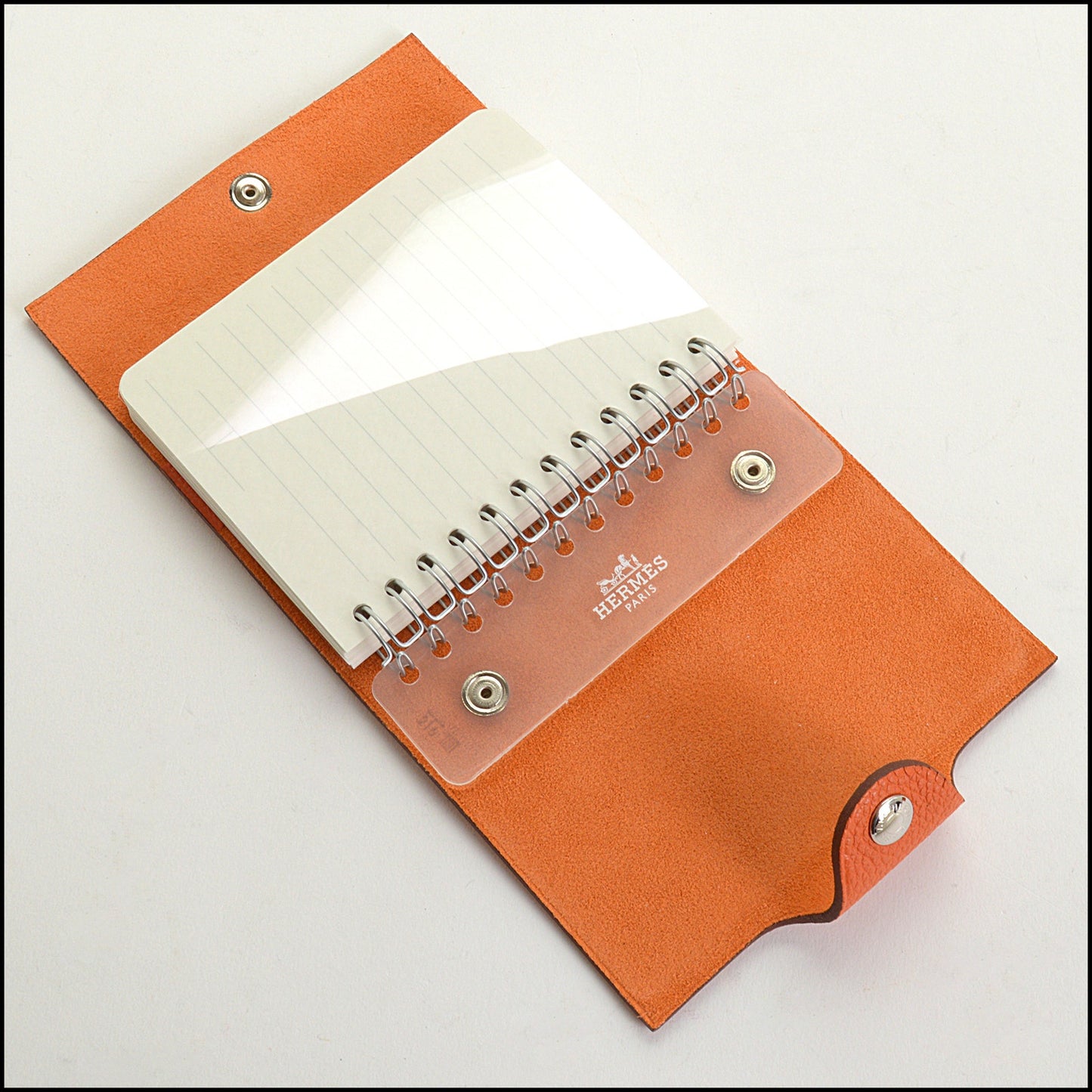 RDC14618 HERMES Orange Togo Ulysse Notebook