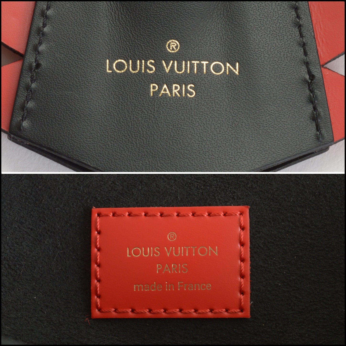 RDC14930 LOUIS VUITTON 2020 Black/Creme Empreinte Giant Monogram Crafty Pochette Metis