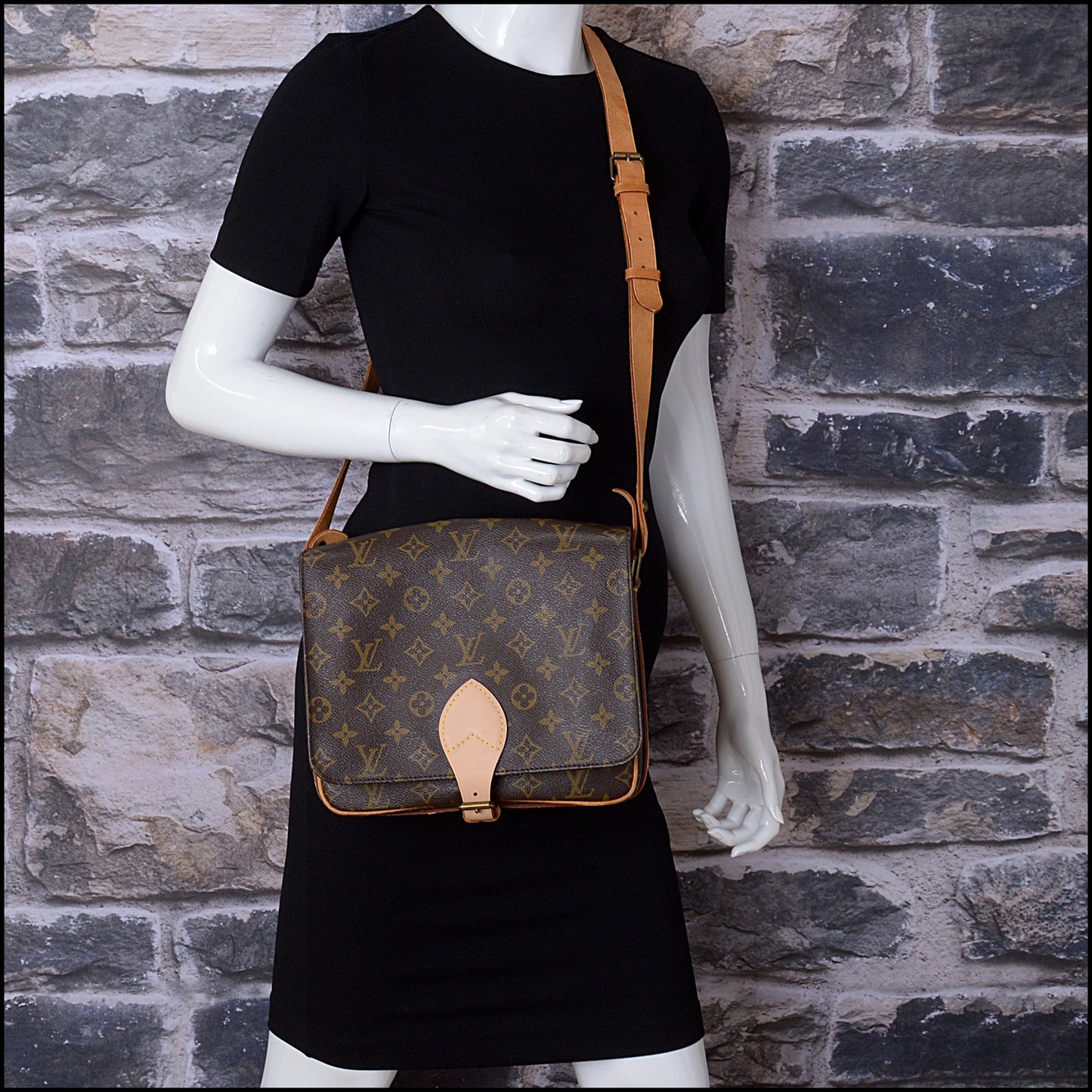 RDC14489 Louis Vuitton Monogram Cartouchiere GM Crossbody